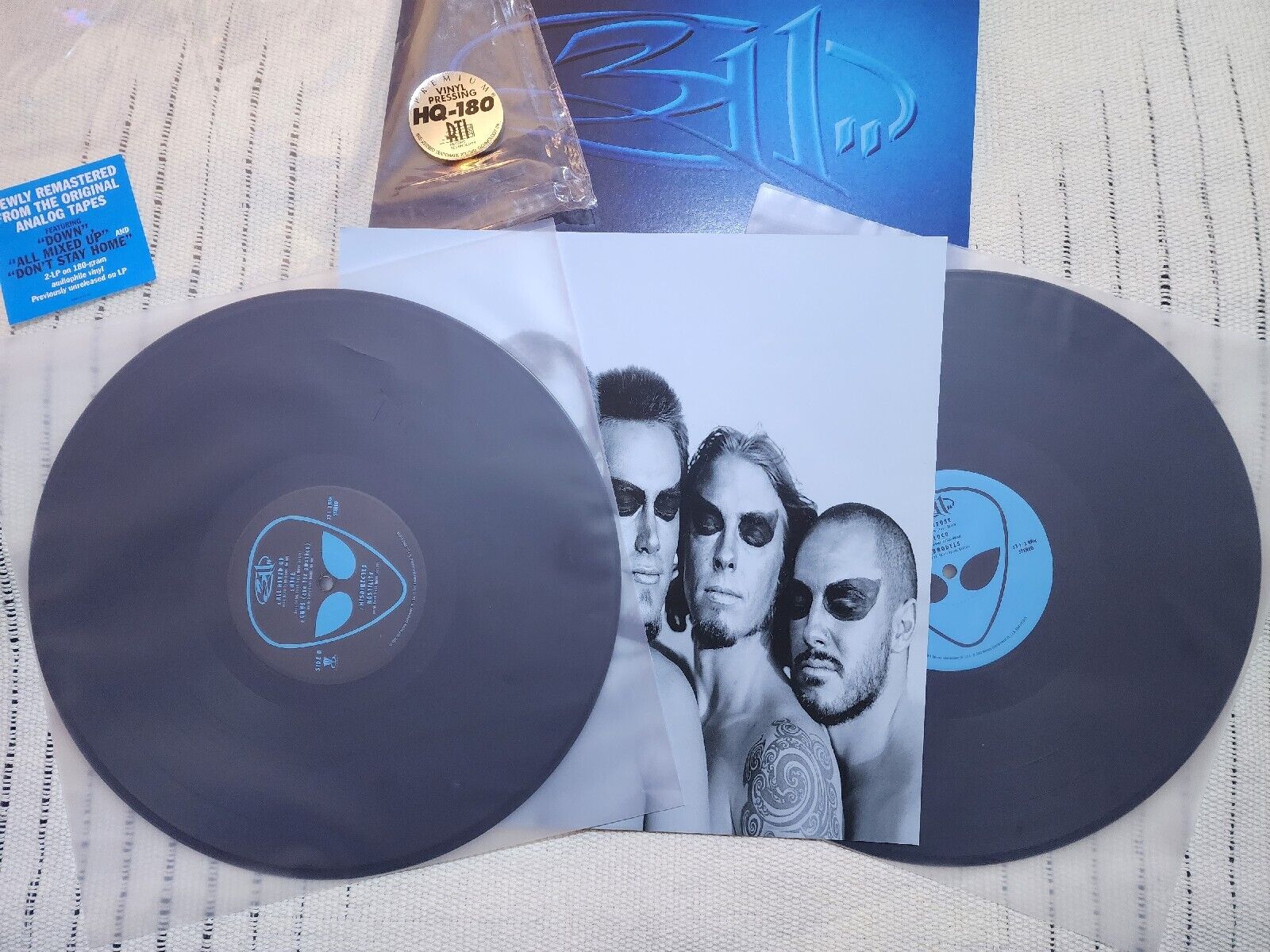 311 SELF TITLED - Vinyl Record 2 LP 180g RTI Audiophile Repress 90s BLUE Album