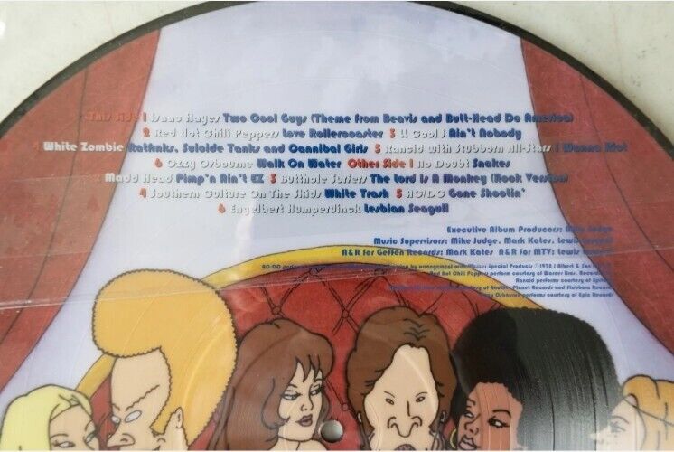 Beavis & Butt-head Do America Red Hot Chili Peppers Butthole Surfers Picture LP