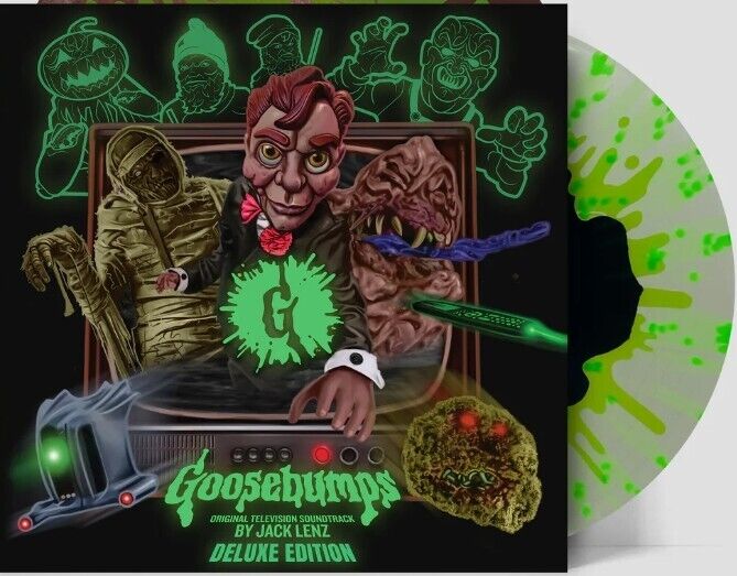 Goosebumps TV Show Soundtrack LTD 500 Color Splatter 2 LP Deluxe Press Jack Lenz