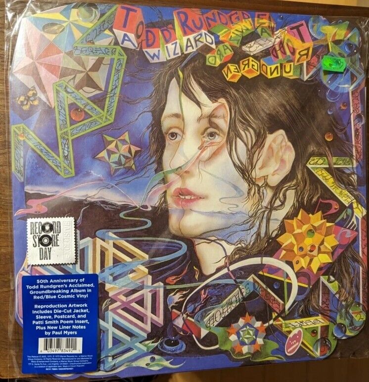 Todd Rundgren A Wizard A True Star LP DIE CUT COVER COSMIC COLOR Vinyl RSD 2023