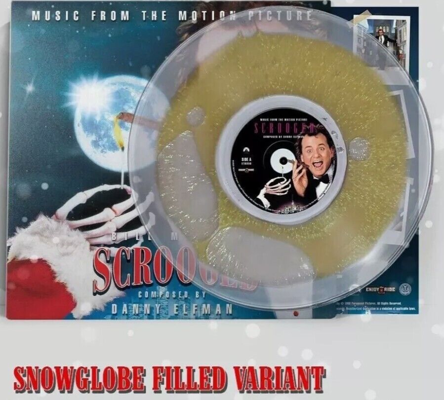 Scrooged - Soundtrack (Liquid-filled "Snow Globe" Vinyl) Hand Made Limited OST