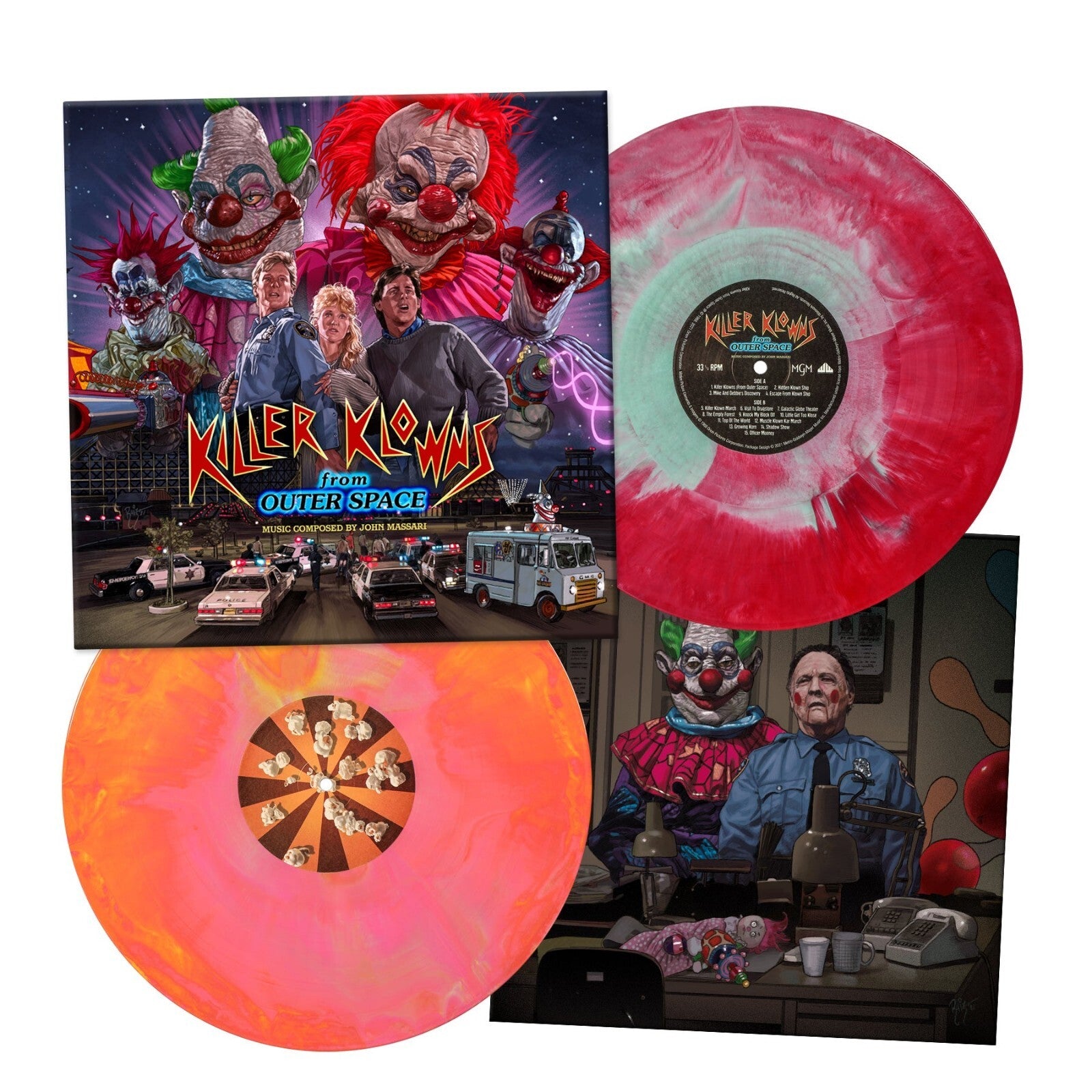 Killer Klowns From Outer Space Soundtrack 180G Colored Vinyl Waxwork Horror OST