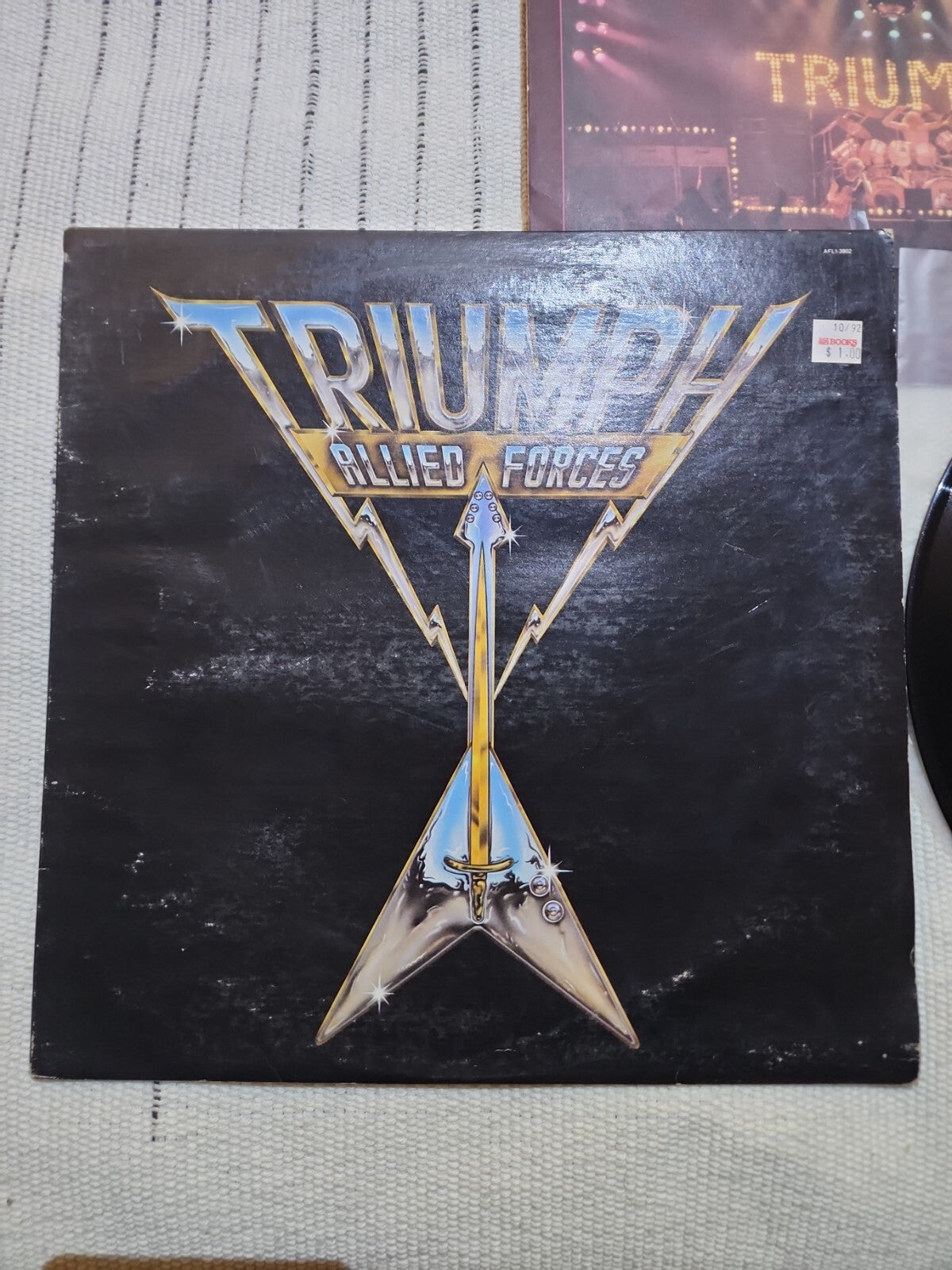 TRIUMPH "Allied Forces" LP Original 1981 RCA US First Press Vintage Vinyl Rock