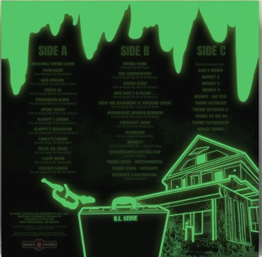 Goosebumps TV Show Soundtrack LTD 500 Color Splatter 2 LP Deluxe Press Jack Lenz