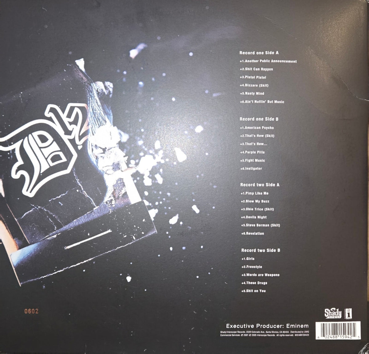 D12 Devil’s Night IVC Edition Limited & Numbered 2 LP 0602/3000 LTD COLOR VINYL