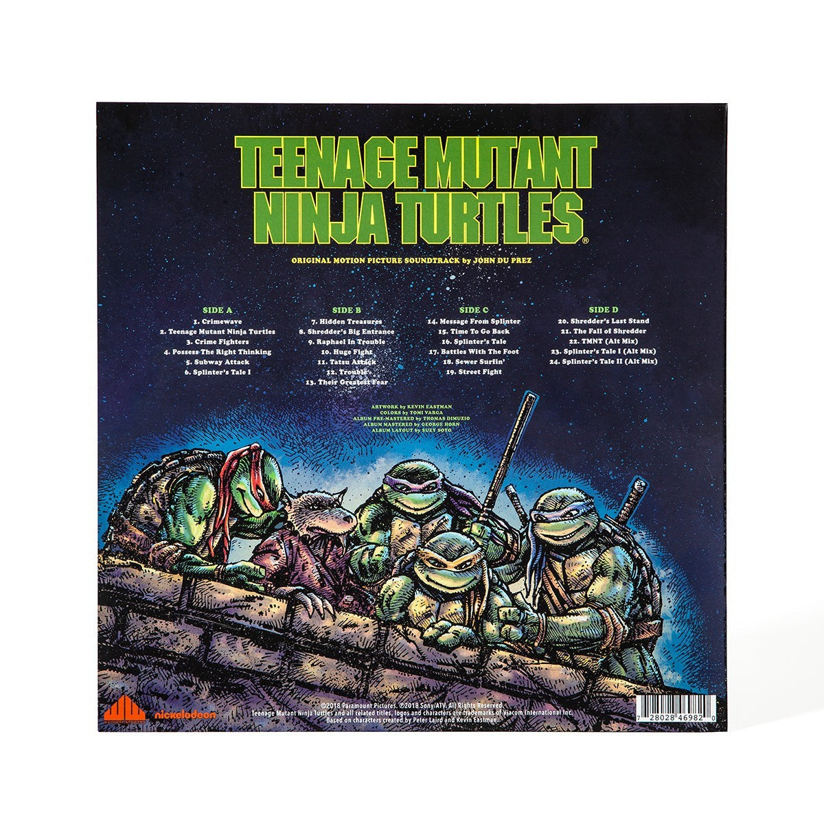 Teenage Mutant Ninja Turtles 1990 Movie Soundtrack Vinyl LP LTD SHREDDER TMNT