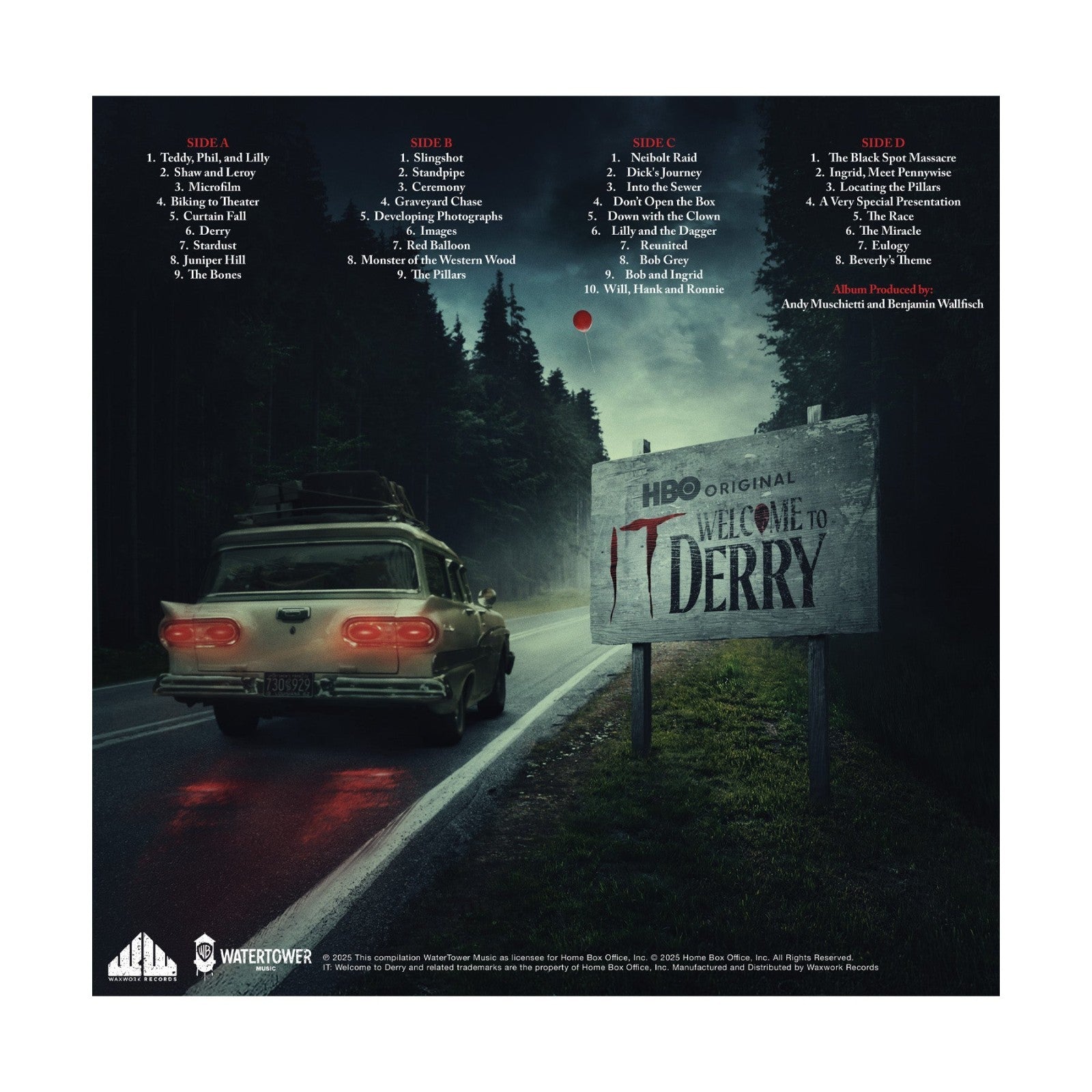 IT: Welcome to Derry HBO Series Soundtrack Score Limited Color Vinyl PREORDER