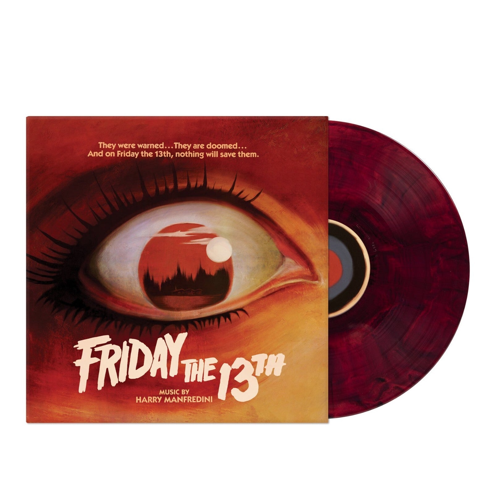 Friday the 13th Original Soundtrack Vinyl LP "Bloody Lake" Variant Waxwork LTD