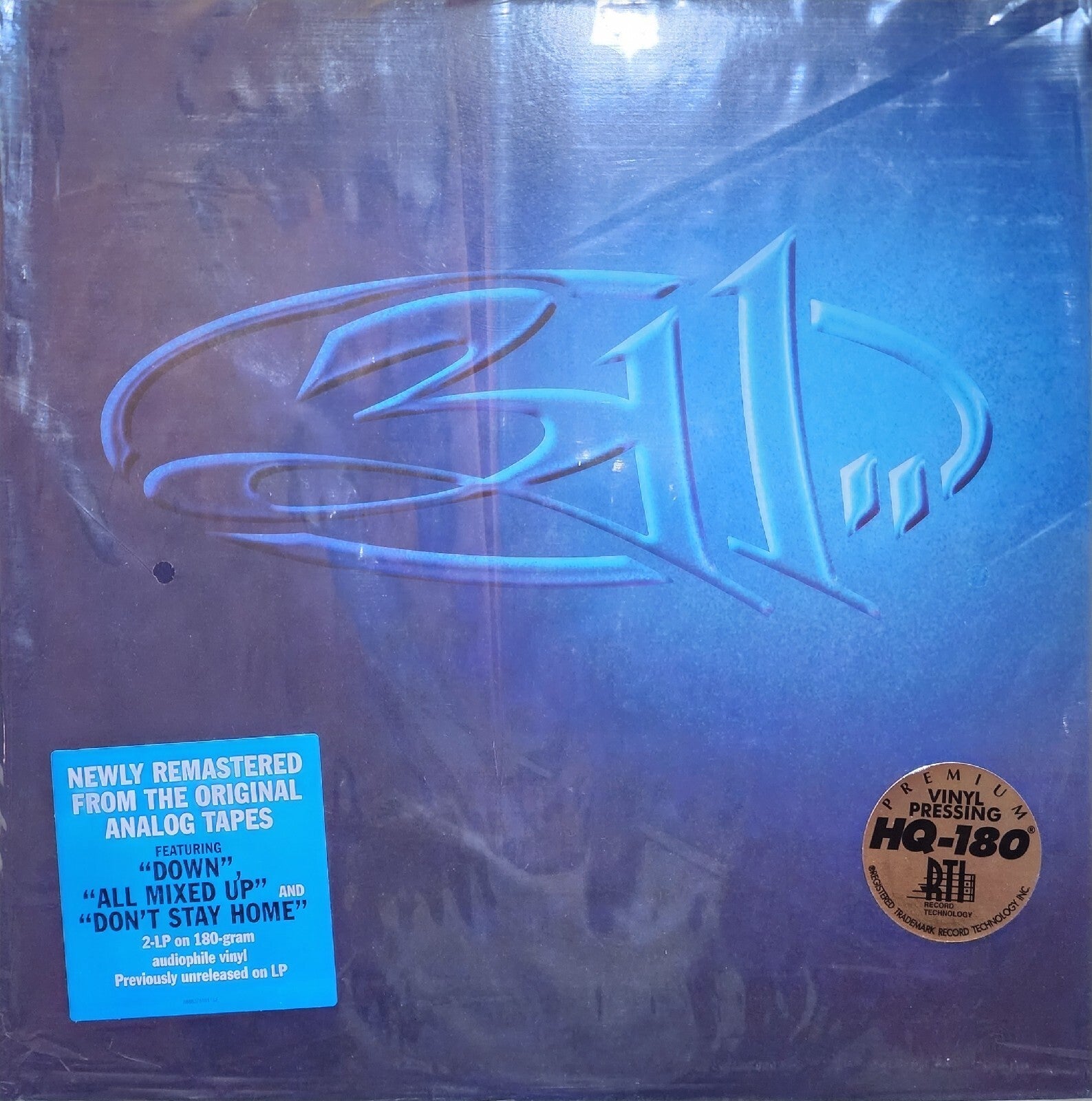 311 SELF TITLED - Vinyl Record 2 LP 180g RTI Audiophile Repress 90s BLUE Album