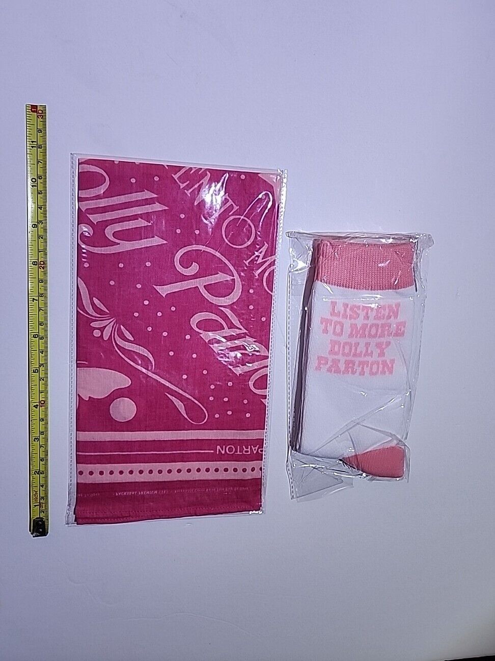 LISTEN TO MORE DOLLY PARTON BANDANNA + Women’s Calf Cut SOCKS ✨️ Cute ✨️ Pink ✨️