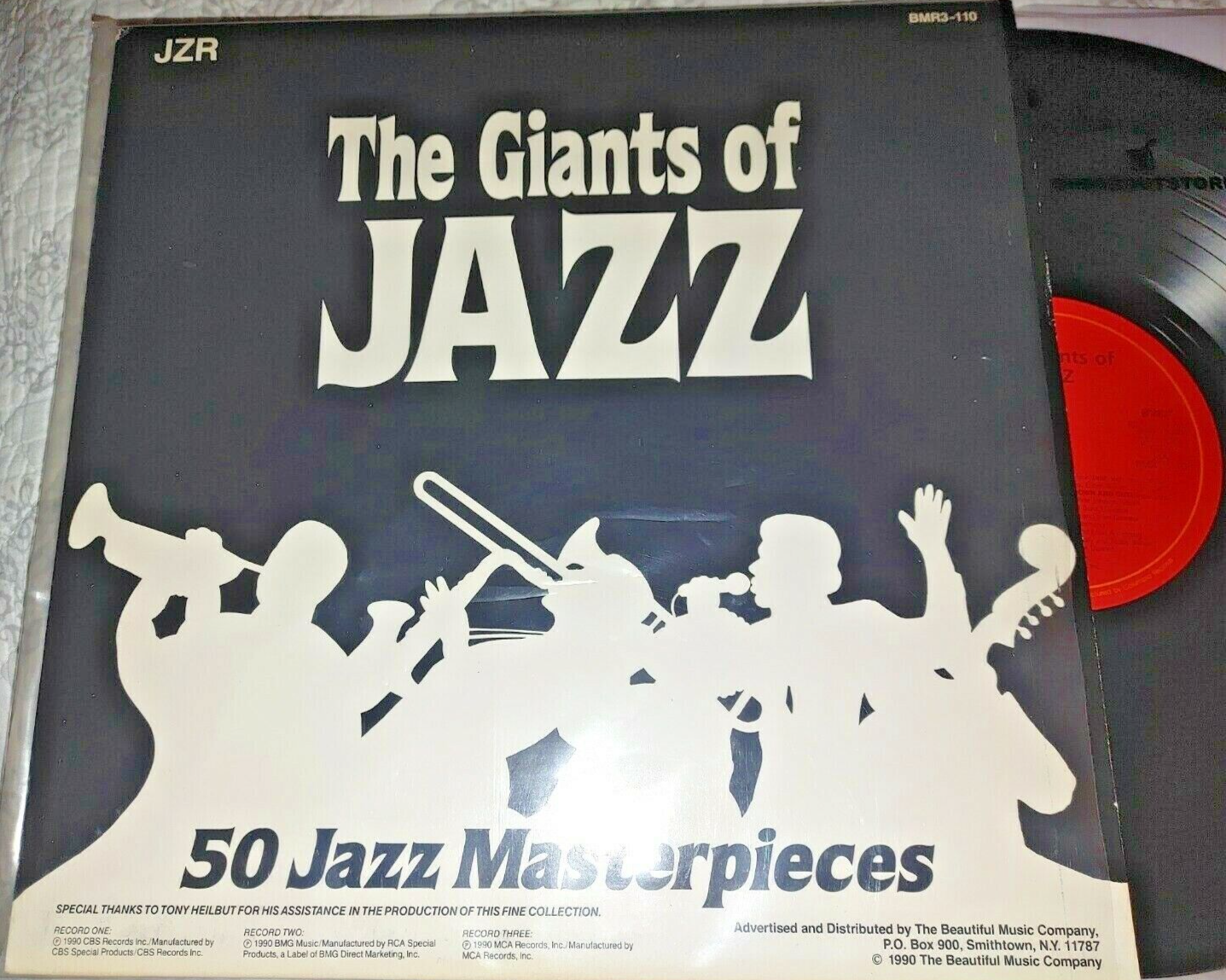 The Giants Of Jazz: 50 Jazz Masterpieces VINYL LP 1990 BMR3-110 3x LES PAUL FORD