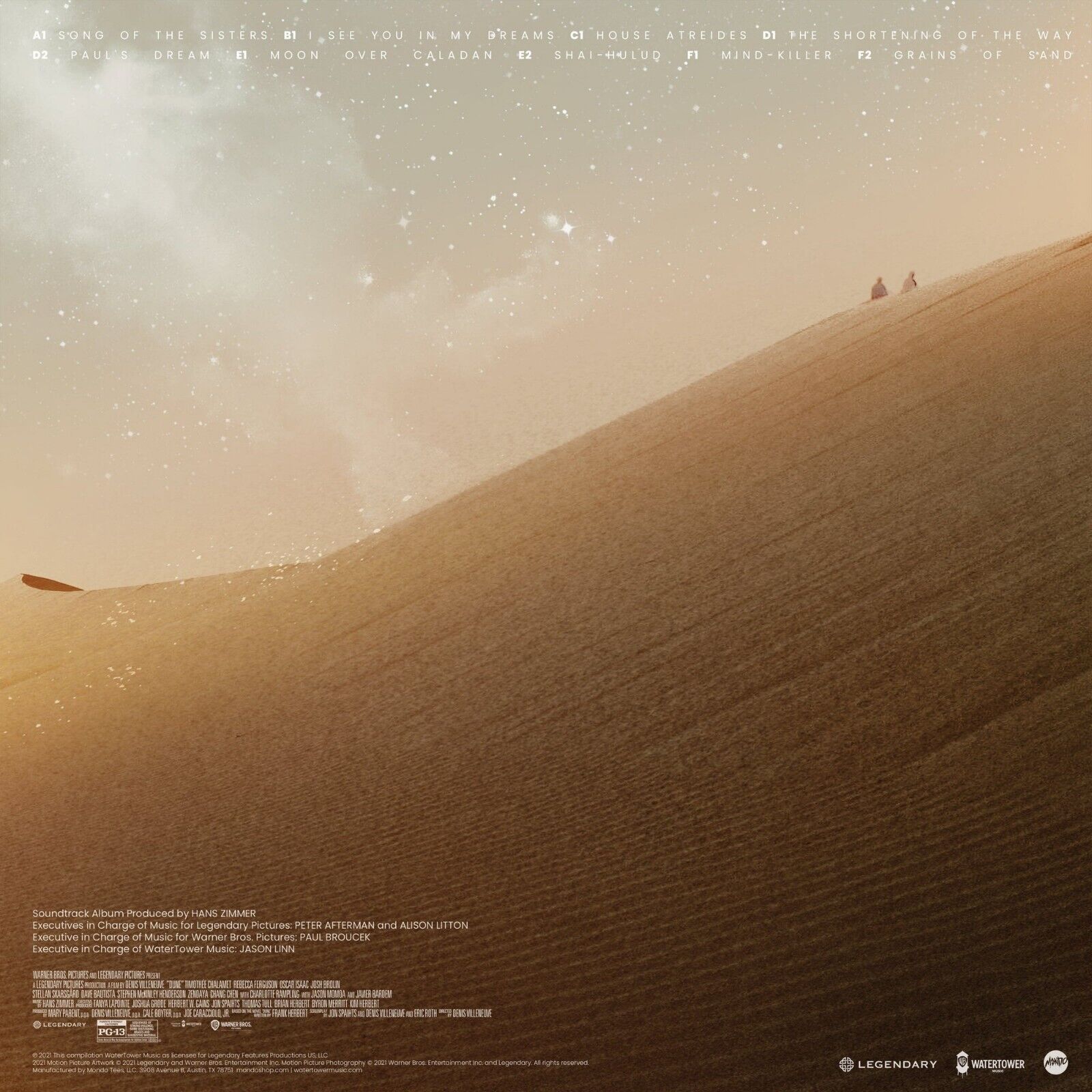 Dune Sketchbook HANZ ZIMMER 3x Vinyl LP 2022 Mondo Deluxe Soundtrack OST Black