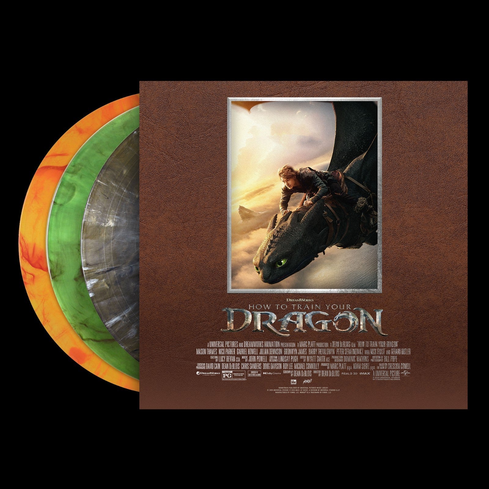 How To Train Your Dragon 2025 Soundtrack 3 LP "Night Fury" Deluxe Boxset Vinyl