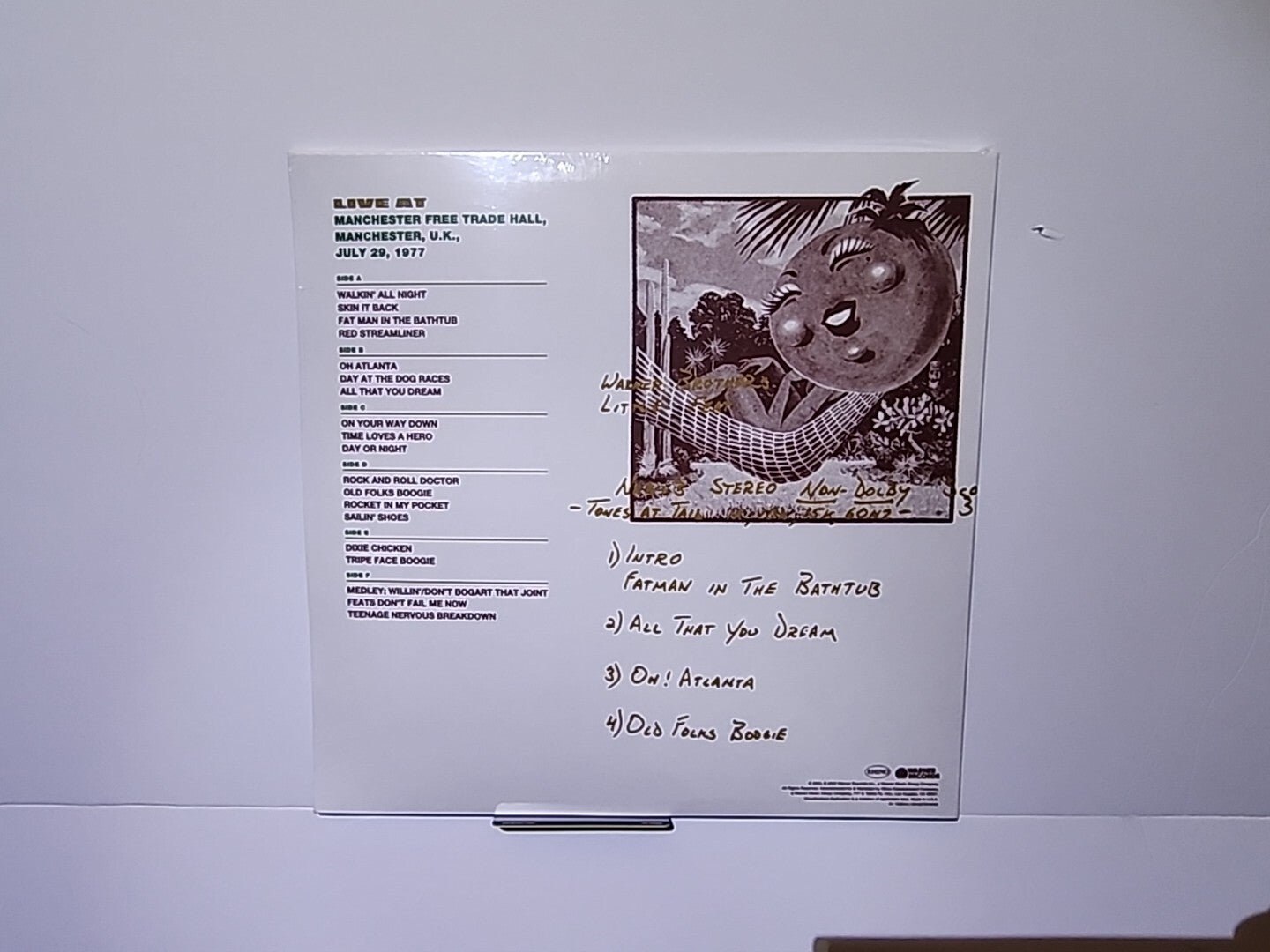Little Feat Live At Manchester 1977 3 LP Vinyl RSD BF 2023 Lowell George Limited