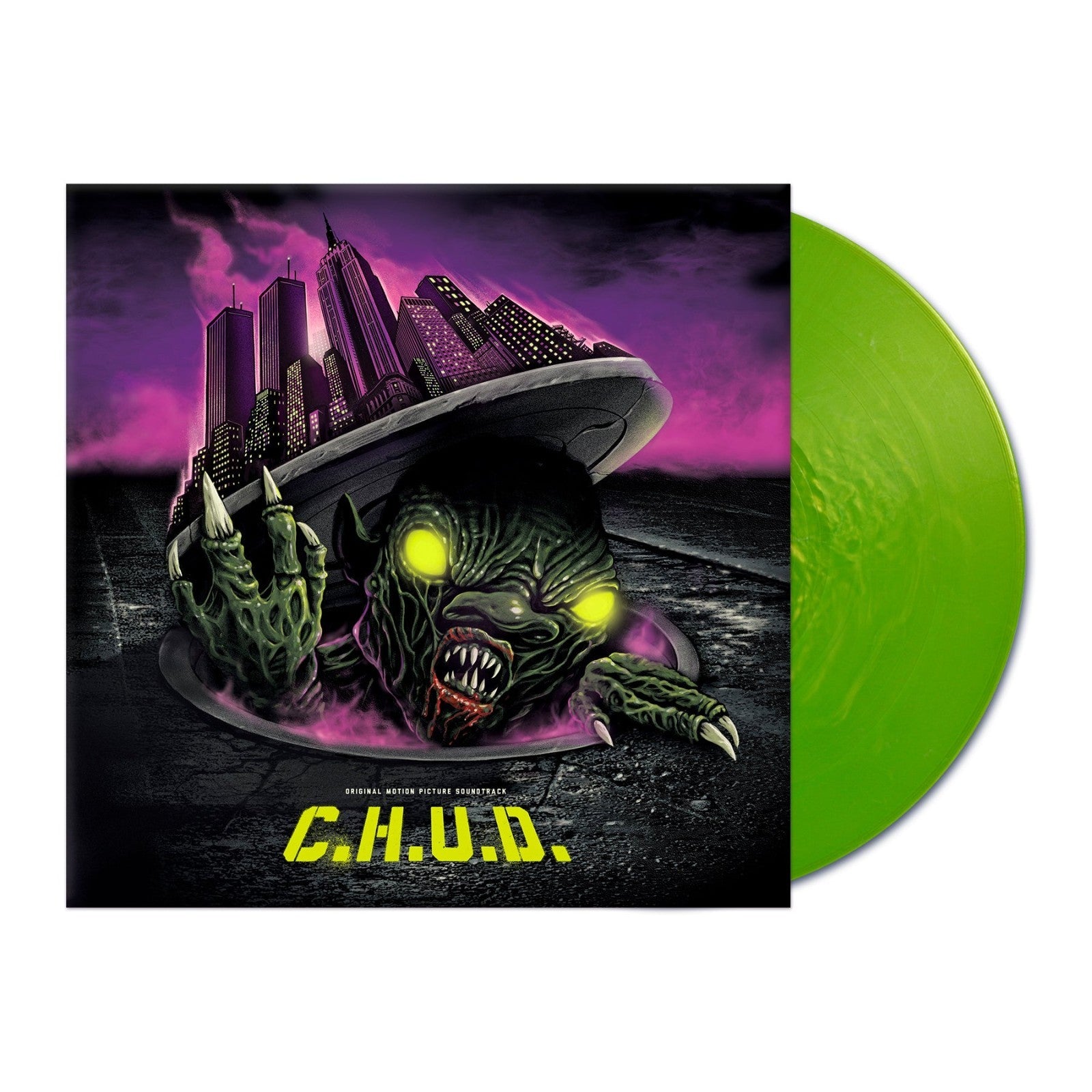 C.H.U.D. Original Soundtrack "Radioactive Sludge" Colored Vinyl LP Record / CHUD