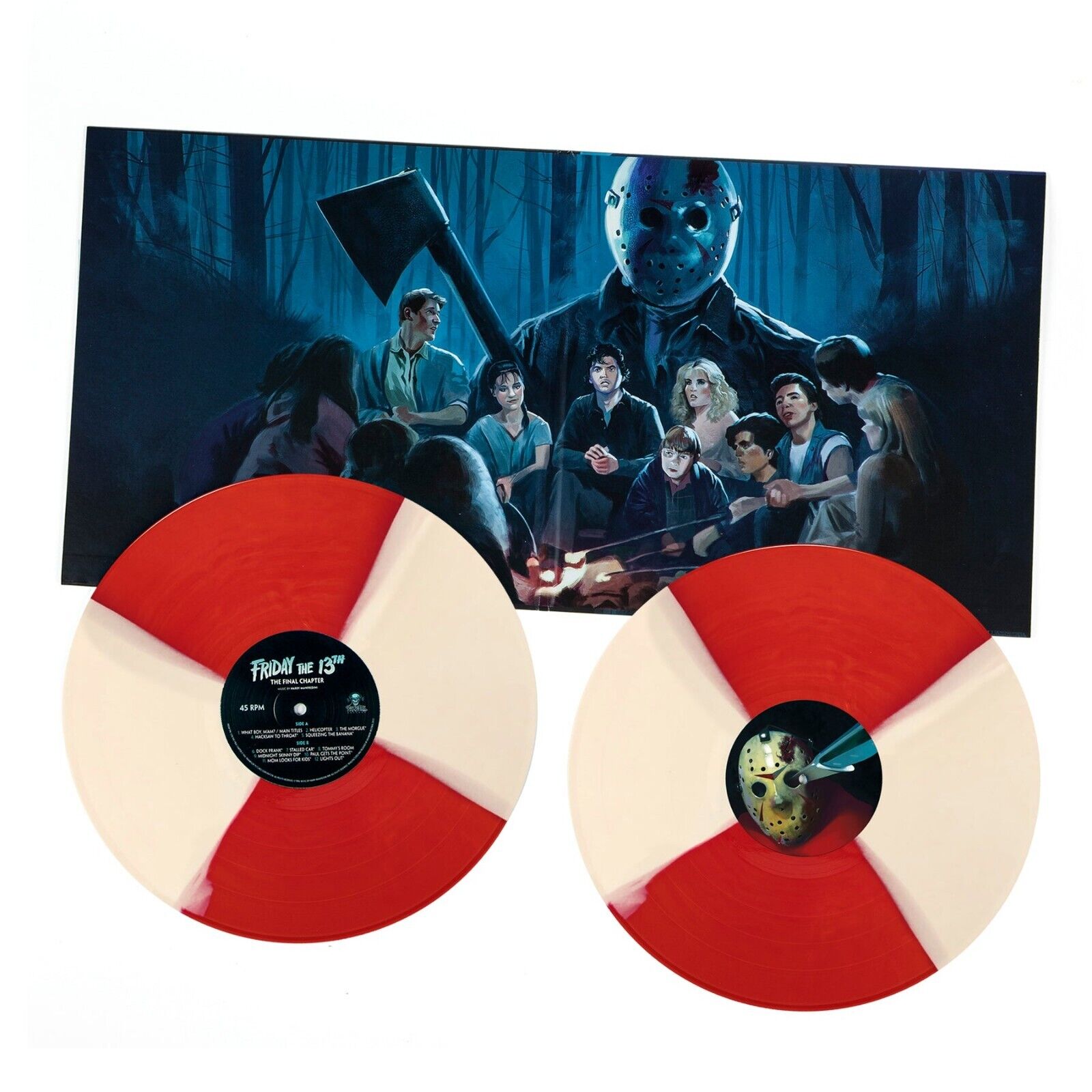 Friday The 13th PART 4 Final Chapter – 2x Bone & Blood Variant Colored Vinyl LP