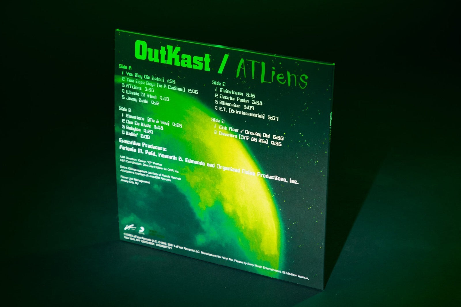 OutKast– ATLiens Exclusive VMP HIP HOP Green Colored Vinyl 2 LP VINYL MEPLEASE