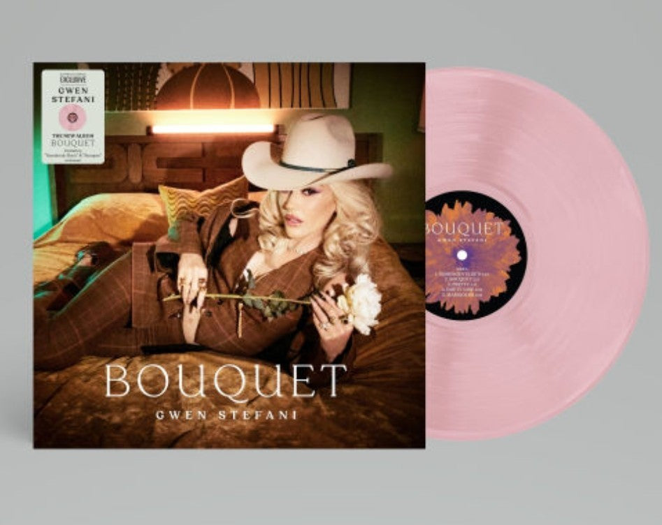 GWEN STEFANI BOUQUET PEONY PINK VINYL LP - NEW LIMITED COLOR - "SOMEBODY ELSE'S"