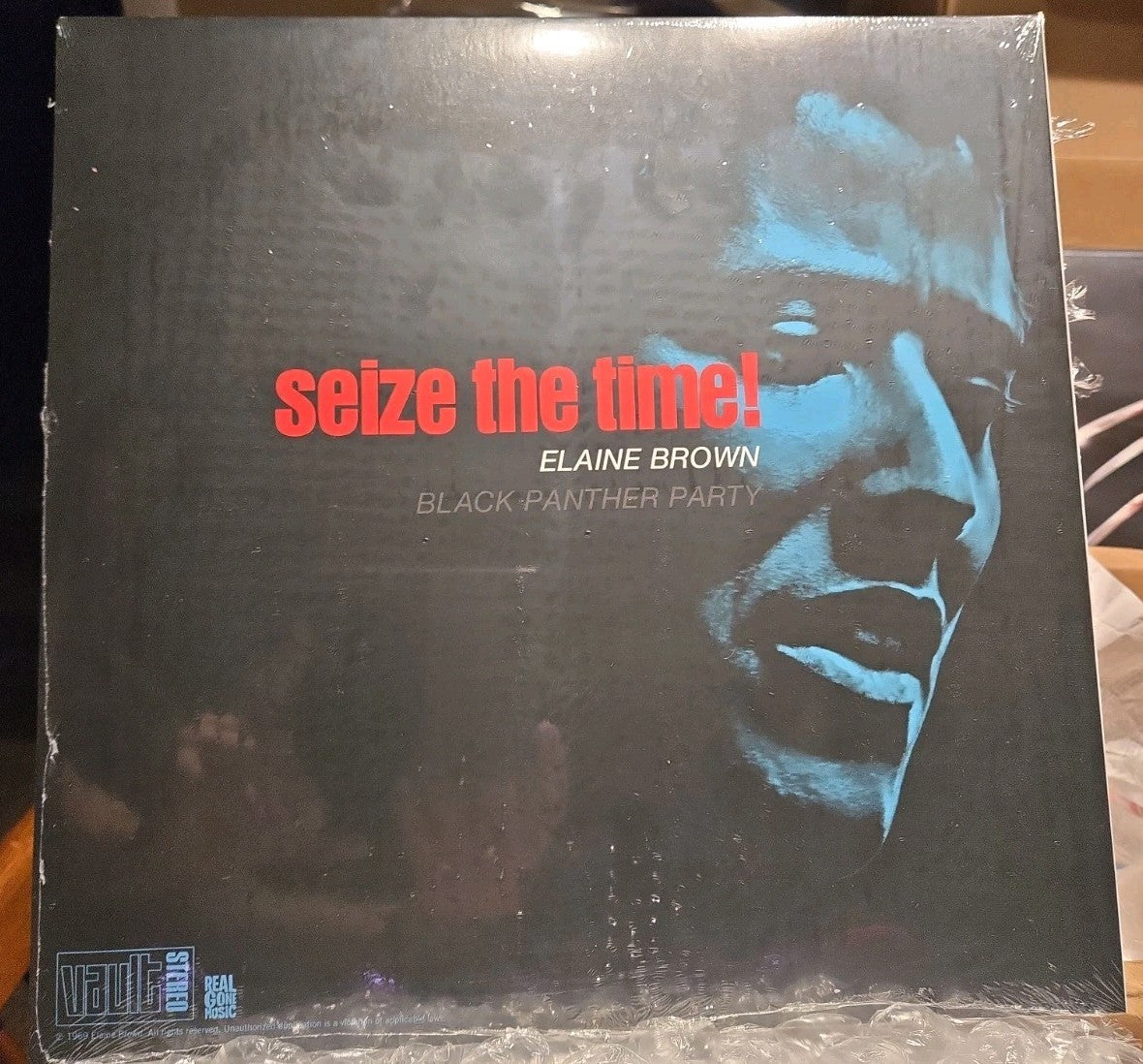 ELAINE BROWN LP - Seize The Time DEEP PURPLE VINYL LIMITED /950 SOUL JAZZ POETRY
