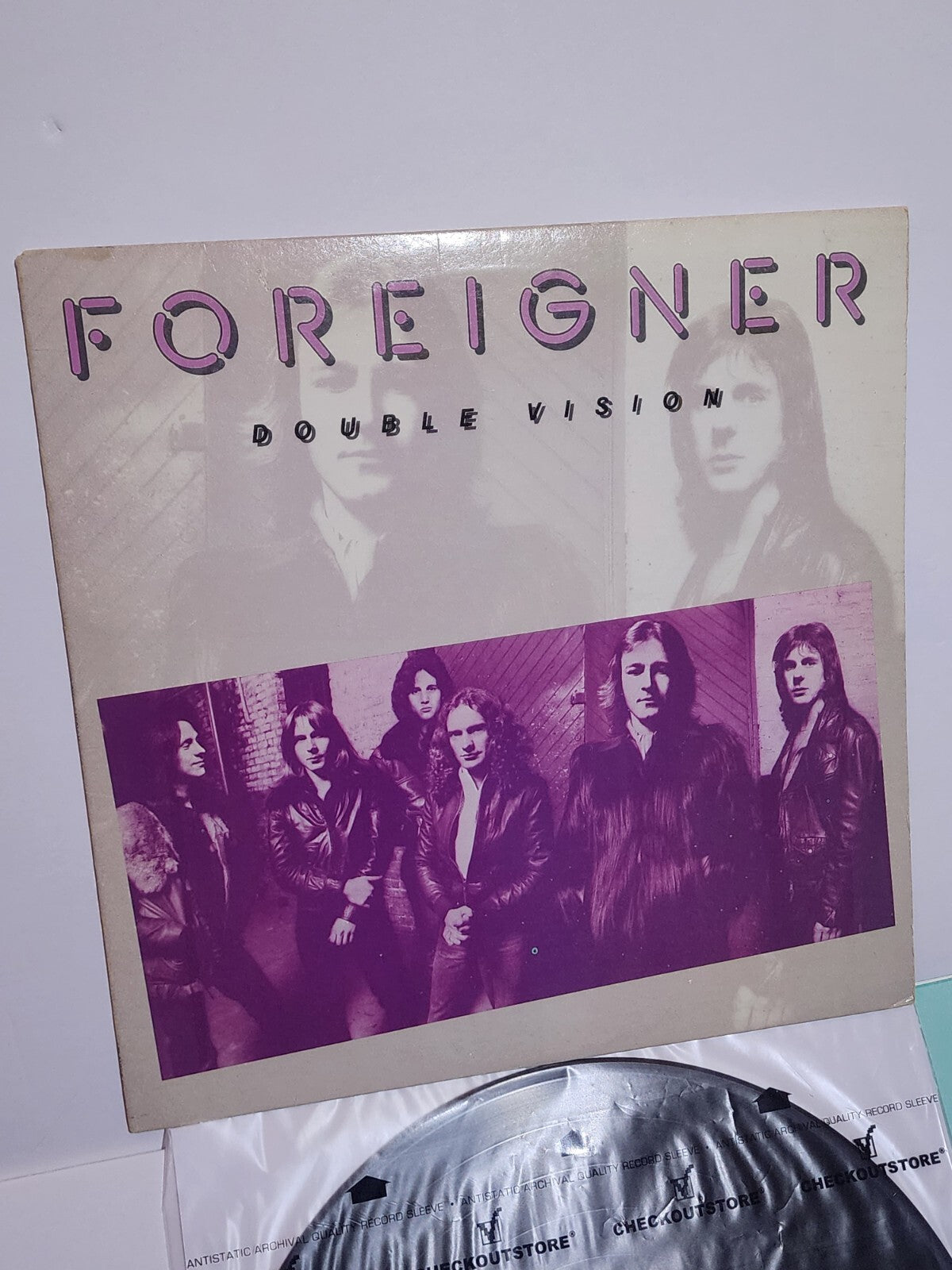 FOREIGNER - DOUBLE VISION, ATLANTIC SD-19999, STEREO LP, ORIGINAL 1978 VINYL, VG