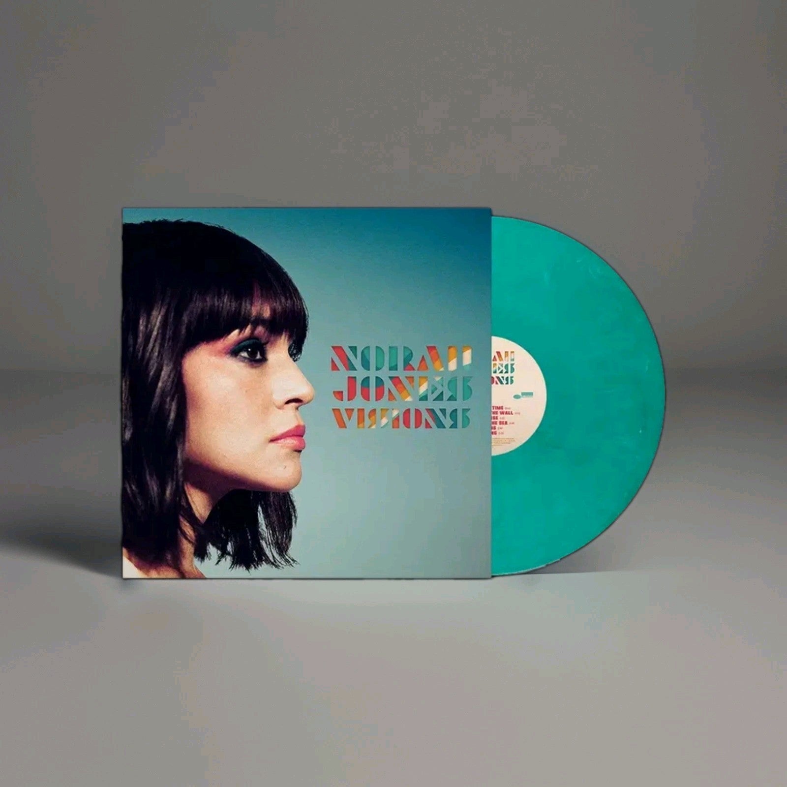 Norah Jones Visions ‎Exclusive Limited  Teal Colored Vinyl LP Record Blue Note