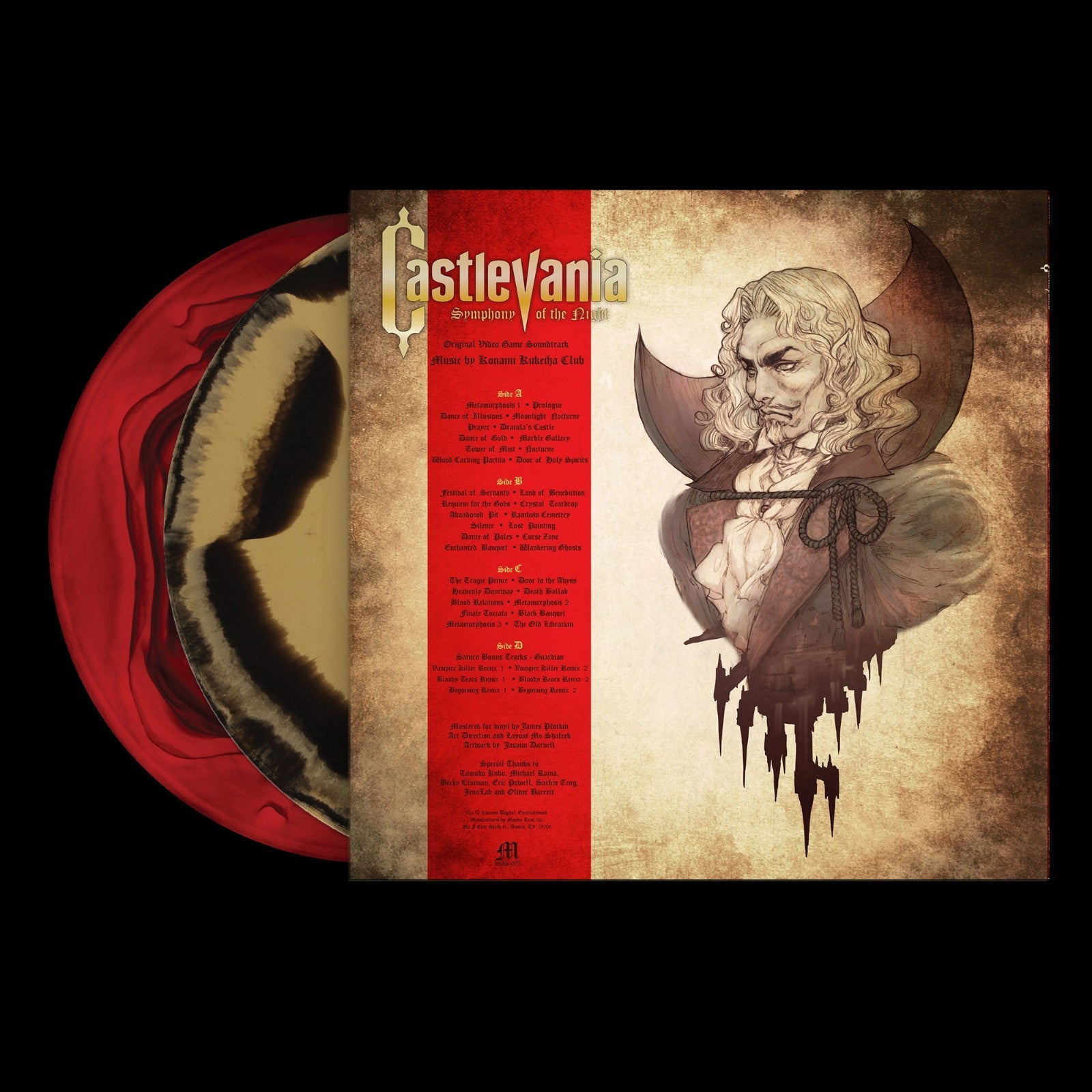 Castlevania Symphony of the Night Alucard Cloak Vinyl 2LP Record Mondo - SEALED