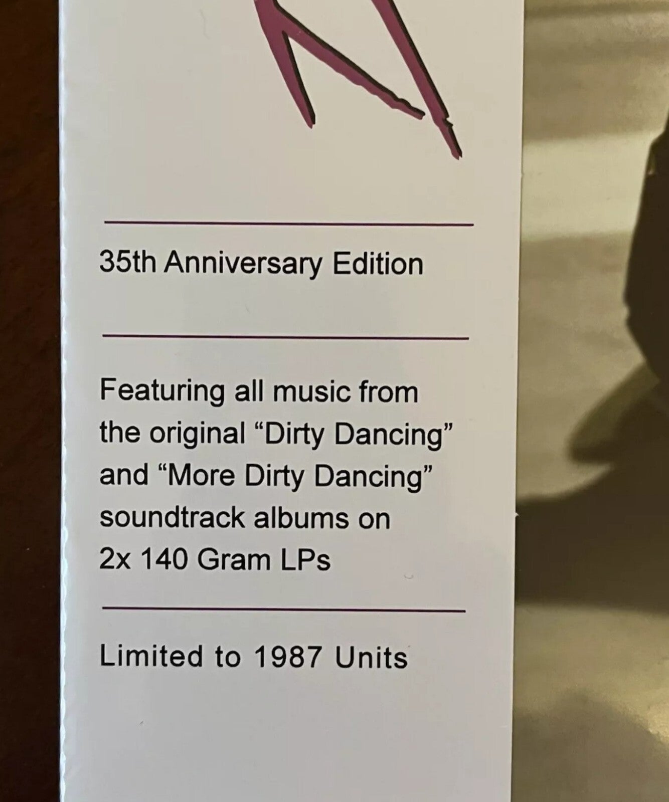 Dirty Dancing Soundtrack 35TH Anniversary MONDO Exclusive Color Vinyl 2LP NEW
