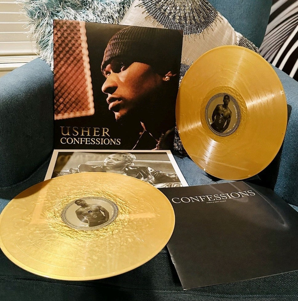 Usher Confessions LP GOLD NUGGET Vinyl Me Please 2LP VMP Limited NEW SEALED MINT