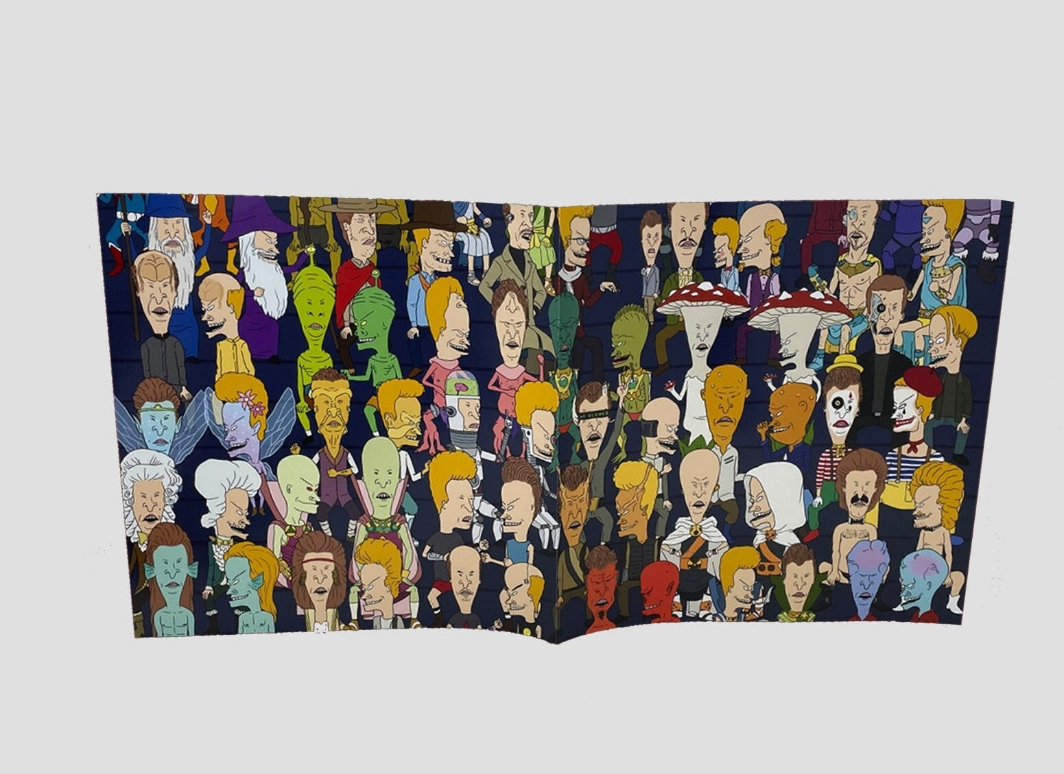 Beavis and Butt-Head Do The Universe Soundtrack 250 Made Fire Variant New Color