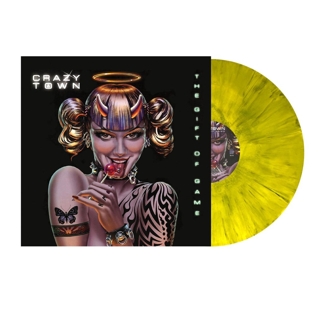 Crazy Town - The Gift of Game LTD Yellow Butterfly Color Vinyl LP "Come my Lady"