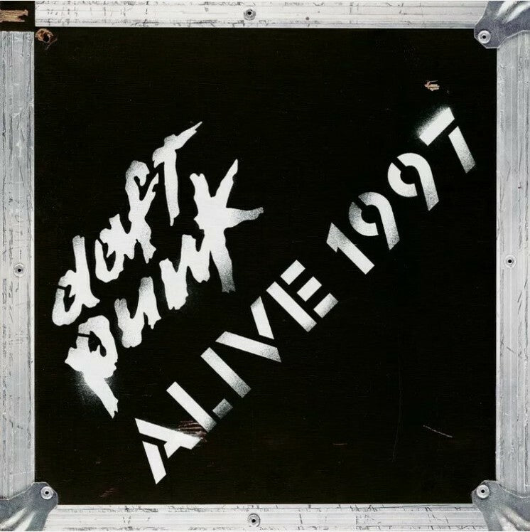 Daft Punk Alive 1997 LP Vinyl Record Album Live Performance w/ Stickers LIMITED