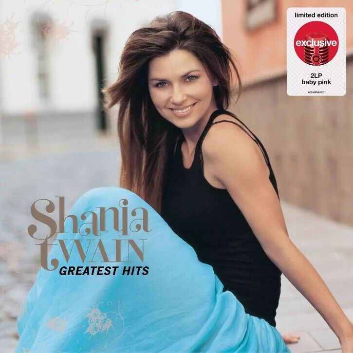 SHANIA TWAIN Greatest Hits Album 2023 Mercury 2x LP BABY PINK COLOR Vinyl NEW