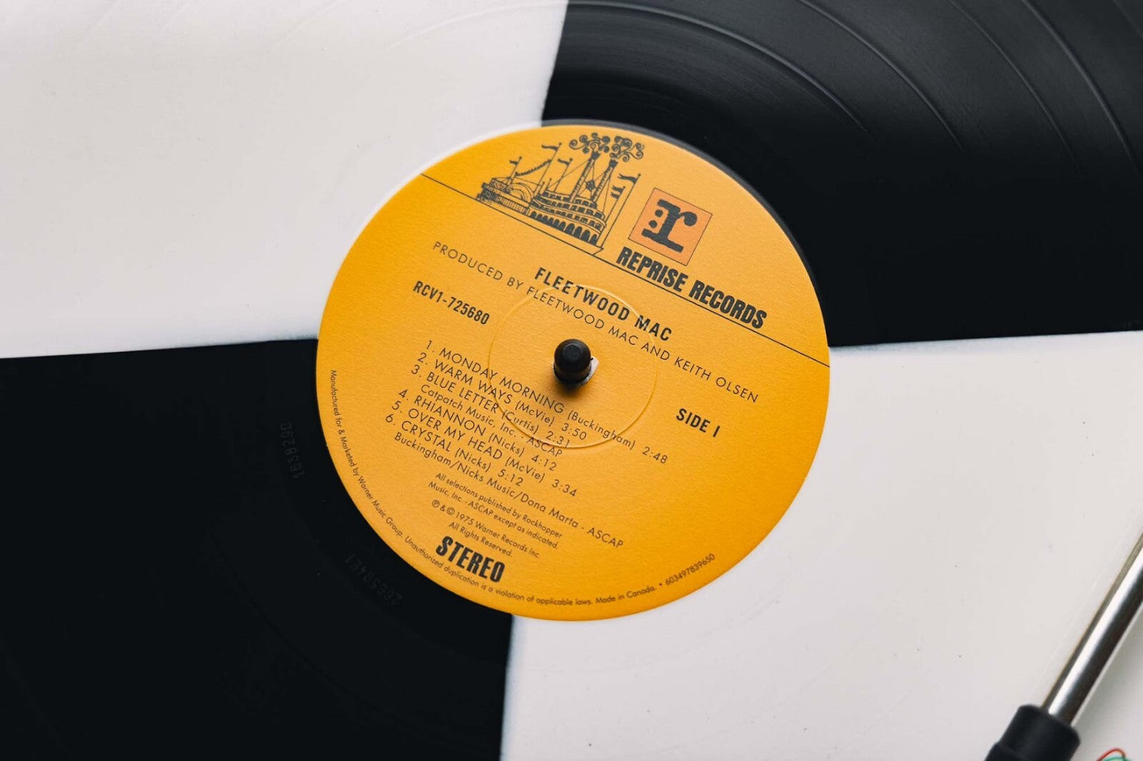 FLEETWOOD MAC Self Titled BLACK + WHITE COLORED Vinyl Me Please DELUXE VMP LP