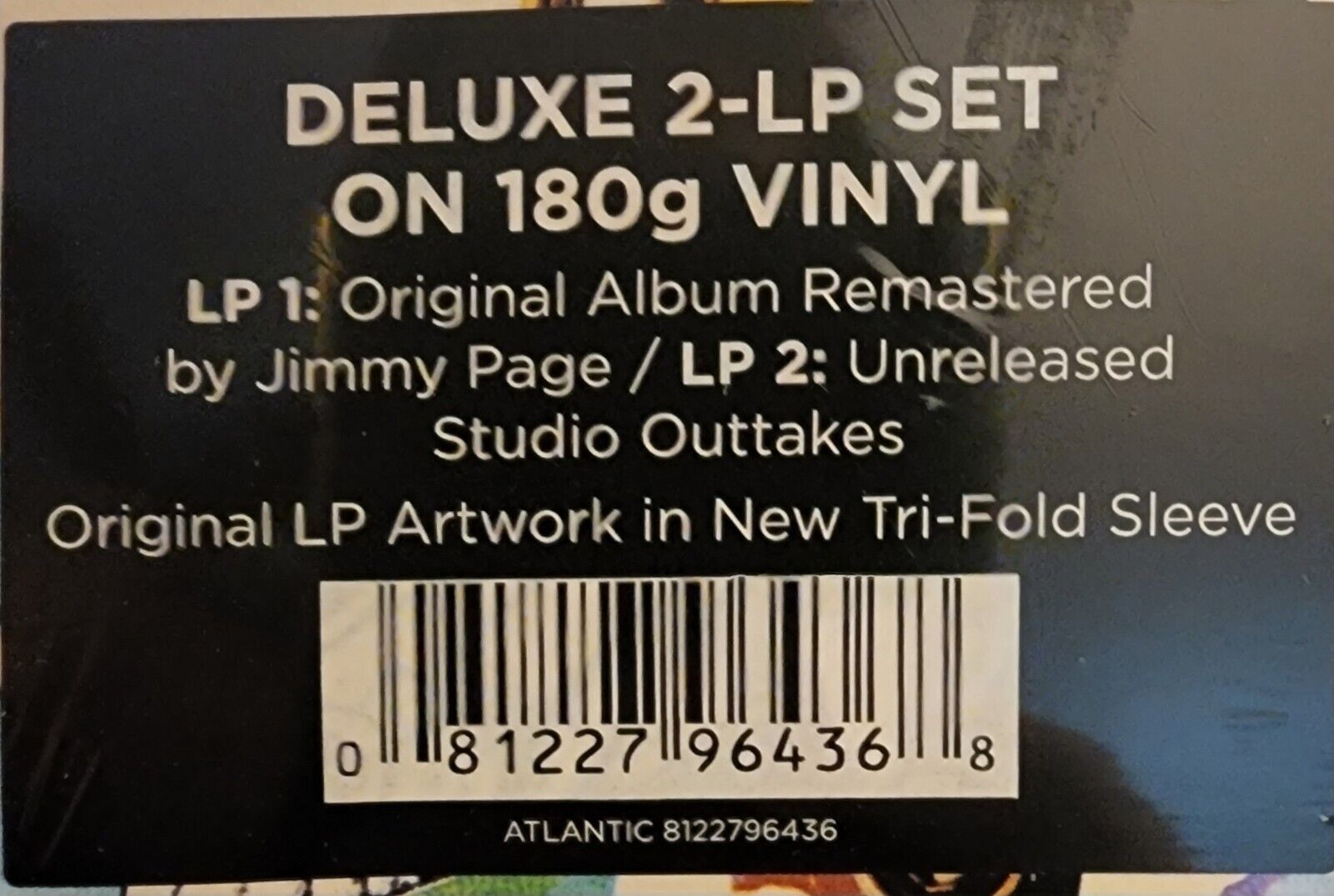 Led Zeppelin III THREE (2 LP Deluxe Edition 180 Gram Vinyl Record, Import) 180G