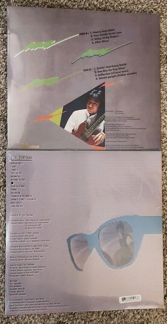 Yuji Toriyama LP LOT Take A Break + Self Titled Yugi (Vinyl Record, 2023) Color