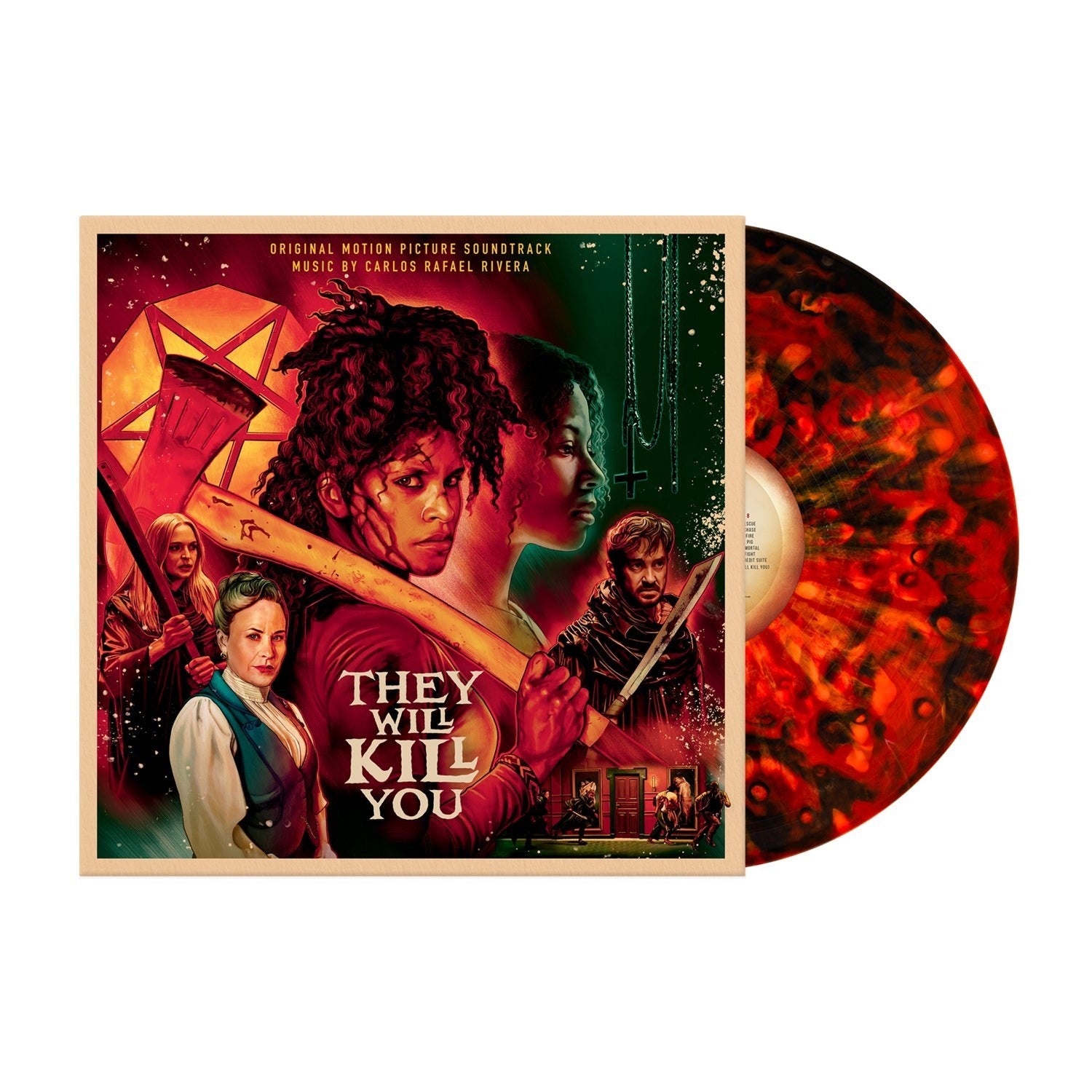 They Will Kill You (SATANIC SPLATTER VINYL)(PREORDER) Carlos Rafael Rivera LP