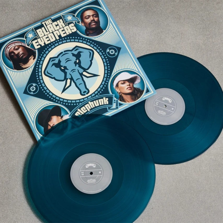 THE BLACK EYED PEAS ELEPHUNK VINYL NEW! LIMITED BLUE LP! FERGIE SHUT UP HEY MAMA