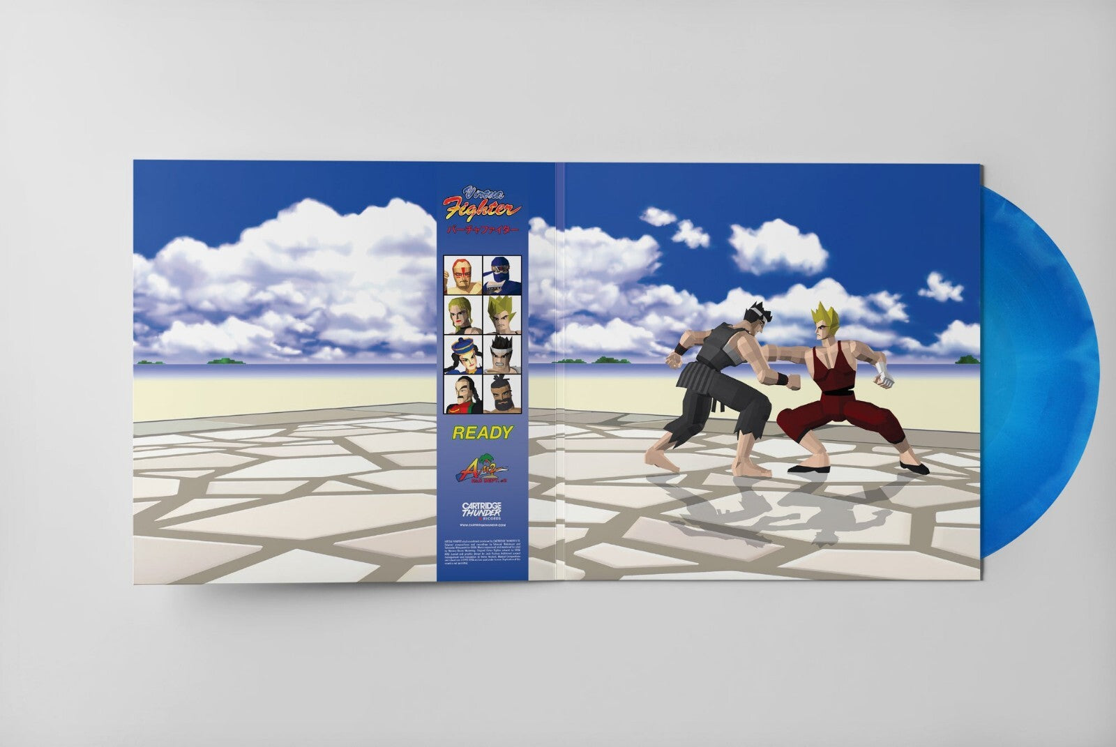 Virtua Fighter OST Original Soundtrack (MONDO BLUE MARBLE) Vinyl LP Sega ARCADE