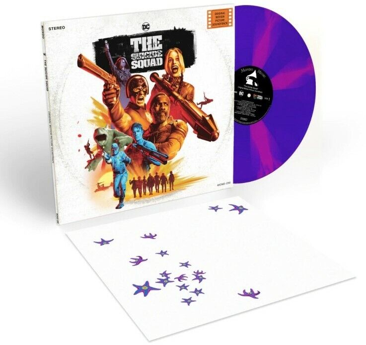 The Suicide Squad Soundtrack LP 180g Starfish Colored Vinyl Record DC COMICS OST