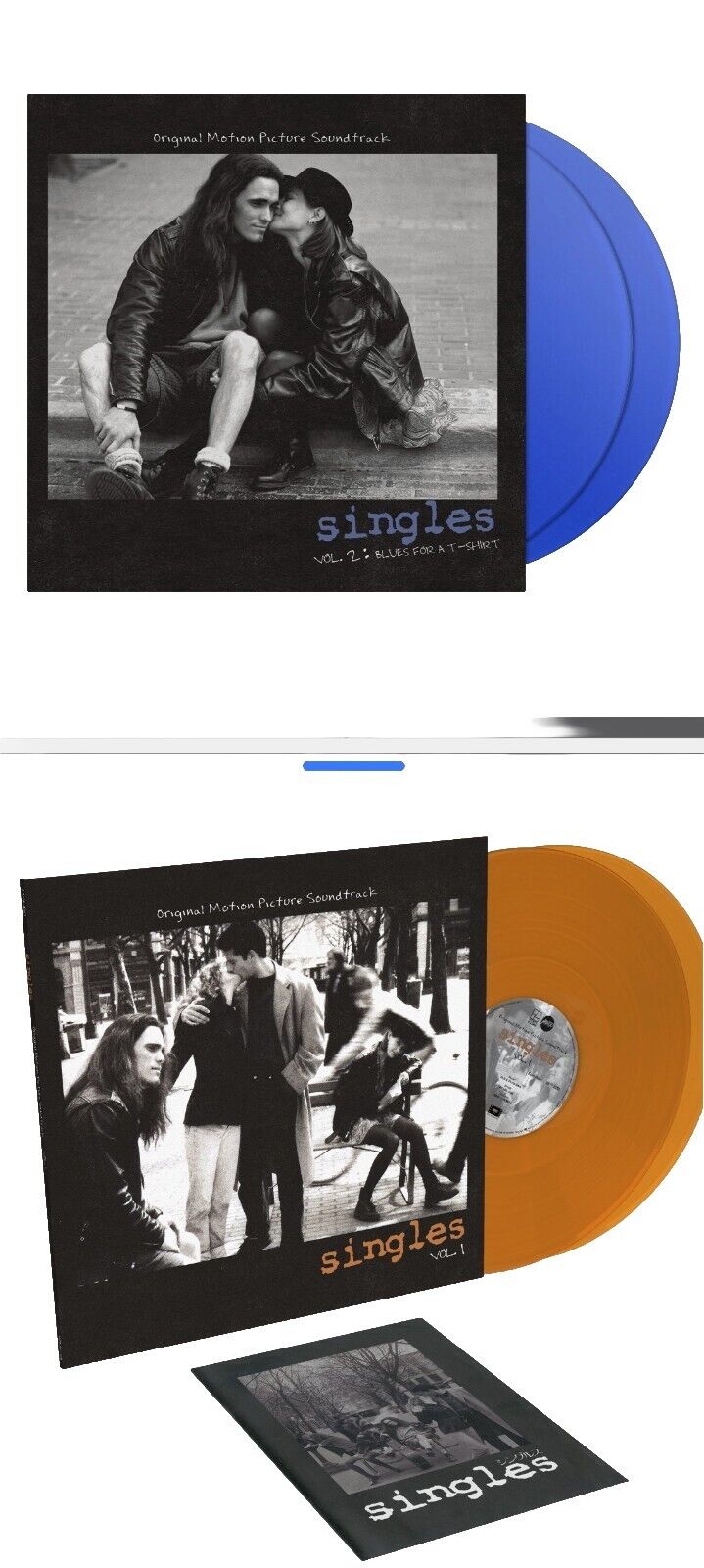 SINGLES Soundtrack Vol 1 + 2 4x LP 180 Gram Color Vinyl Mondo SEALED NEW LOT