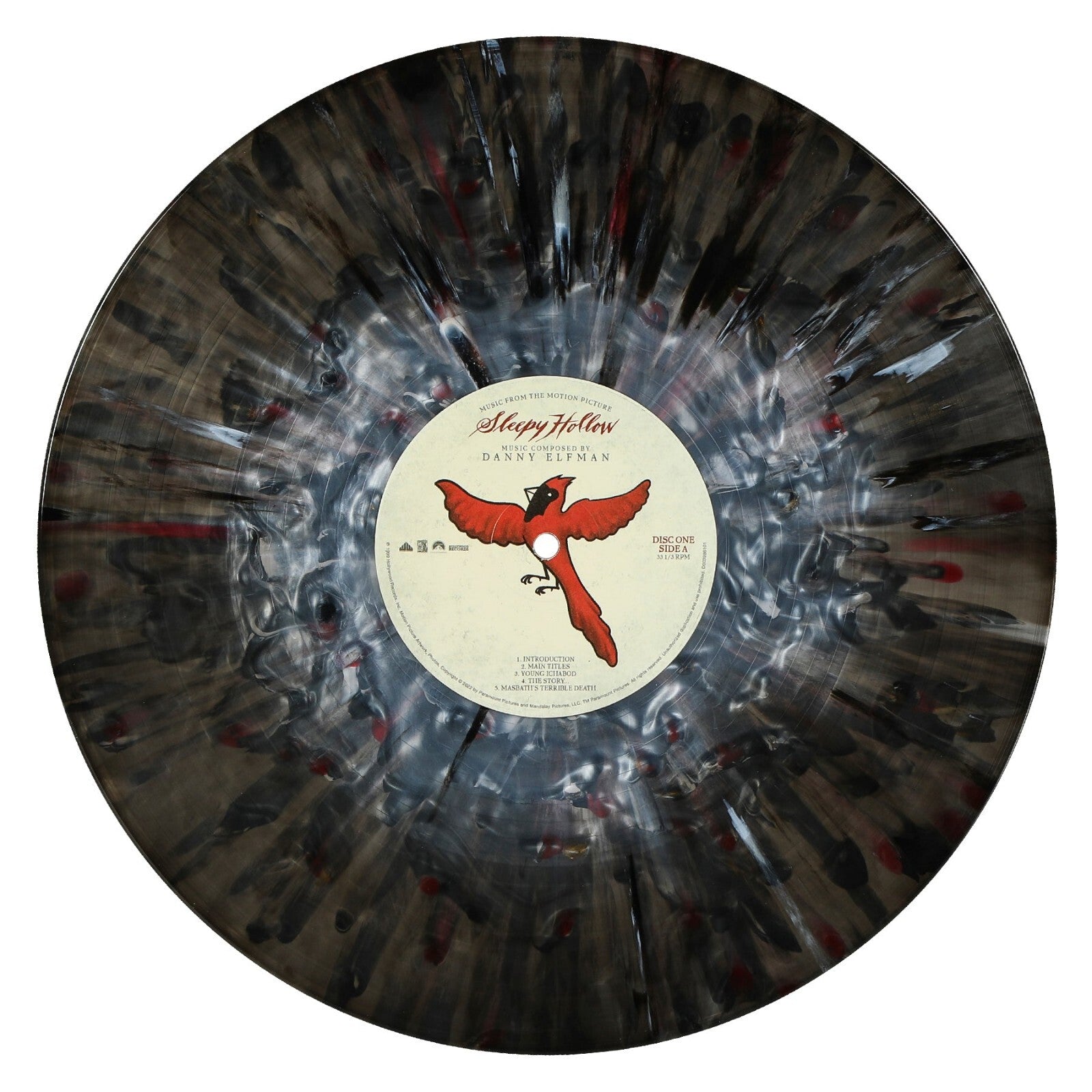 Sleepy Hollow Soundtrack 1999 (HEADLESS HORSEMAN VINYL) 2 LP Horror Score Elfman