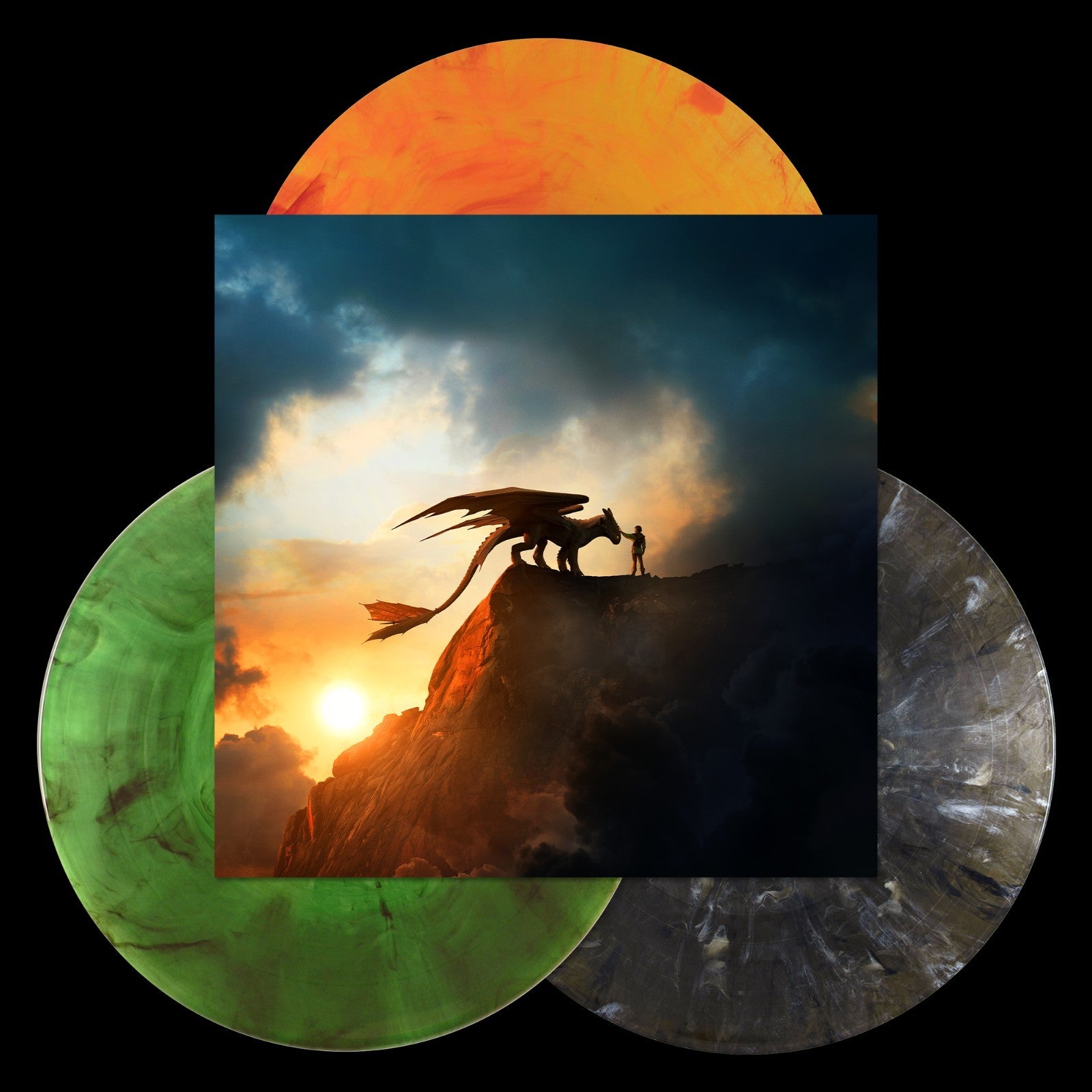 How To Train Your Dragon 2025 Soundtrack 3 LP "Night Fury" Deluxe Boxset Vinyl
