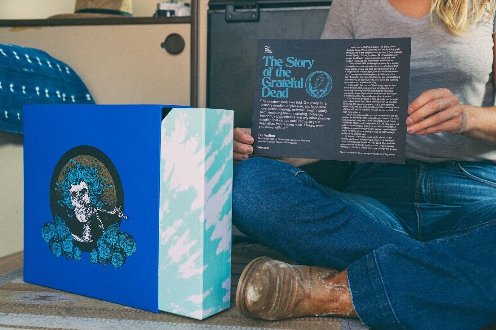 STORY OF THE GRATEFUL DEAD ANTHOLOGY 180G COLOR VINYL 14 LP DELUXE BOX SET VMP