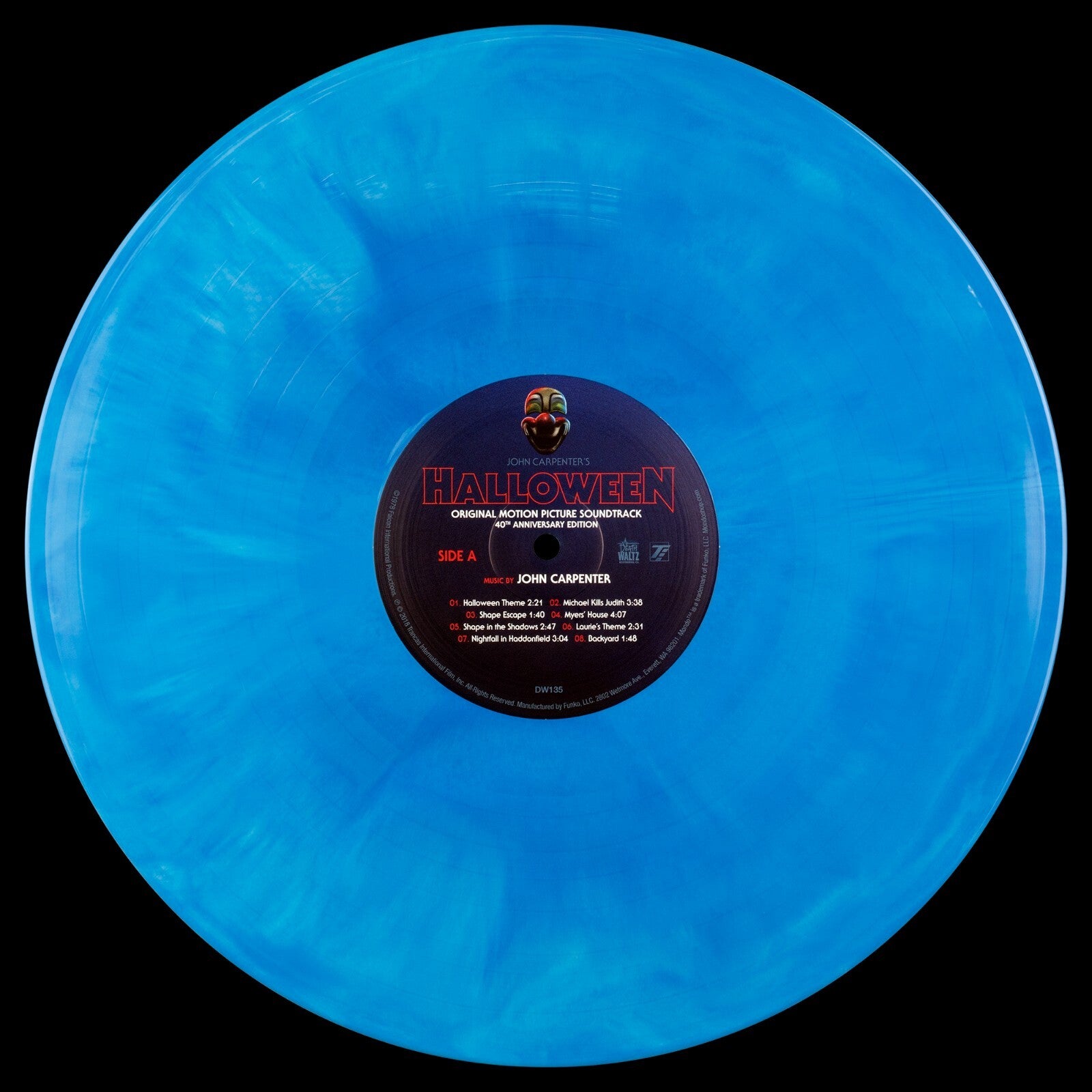 Halloween 40th Anniversary Edition Vinyl LP Mondo John Carpenter OST Shape Blue