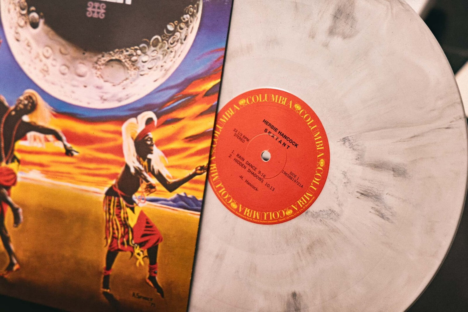 Herbie Hancock Sextant Lunar Marble 180G Vinyl VMP 50th Anniversary LP RainDance