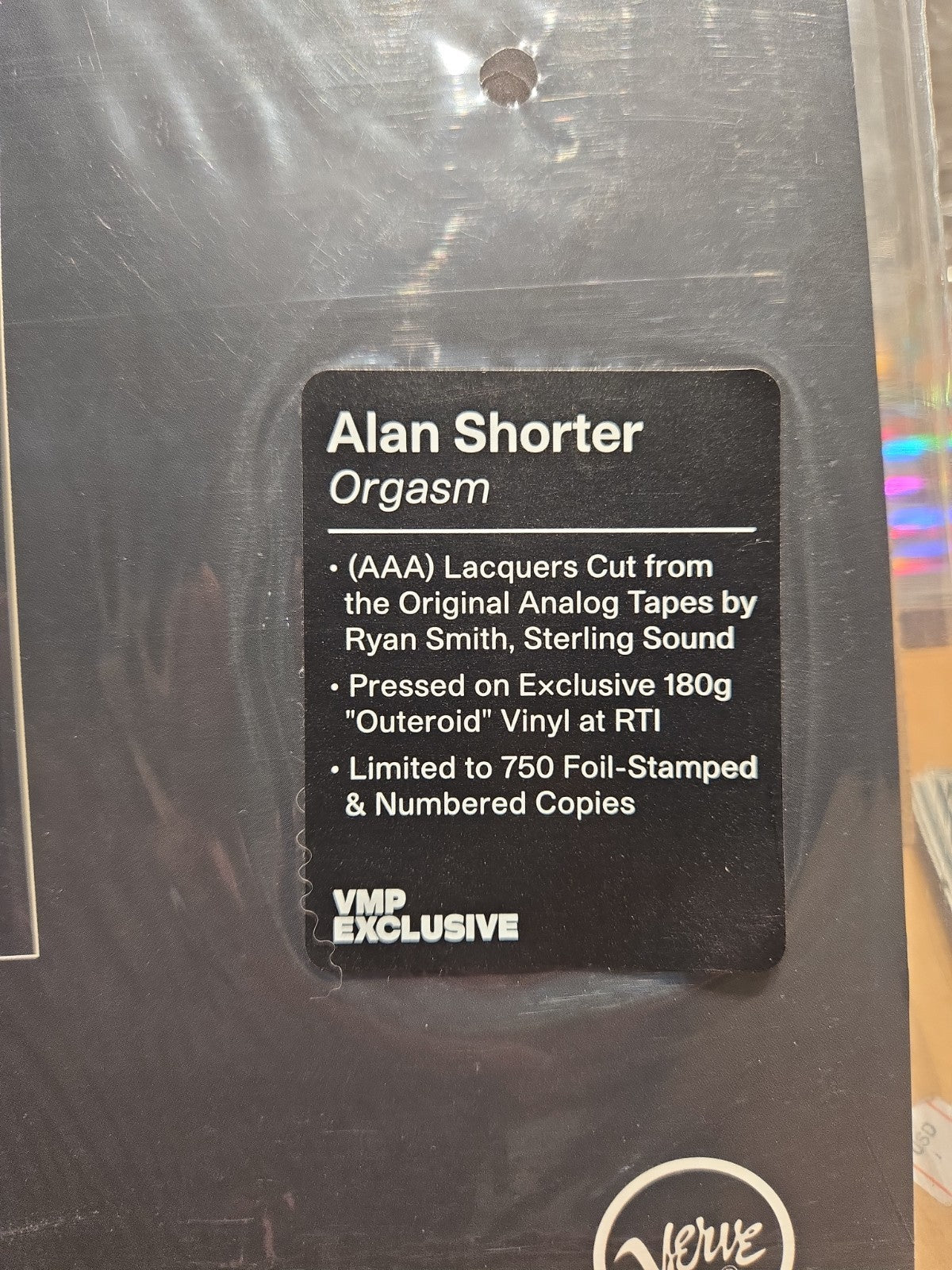 Alan Shorter "Orgasm" Metallic Gold Vinyl Record (Limited Edition /750) 180G RTI