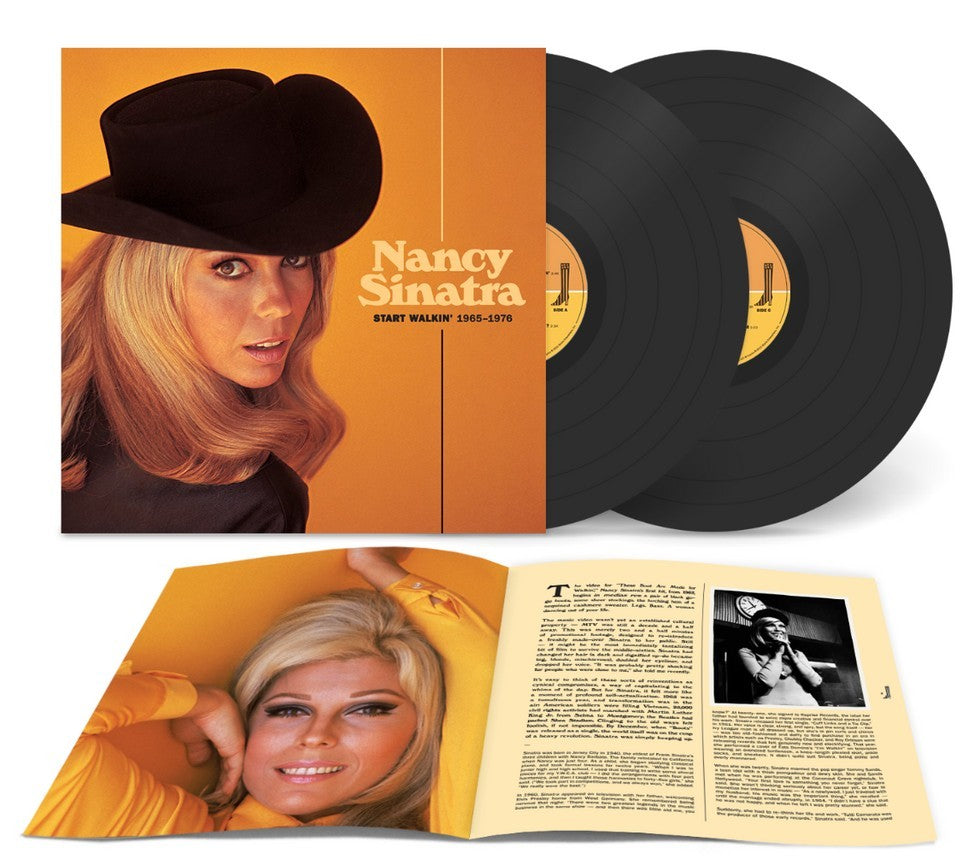 NANCY SINATRA - Start Walkin' 1965-1976, BLACK  VINYL LP Gatefold + Book New!