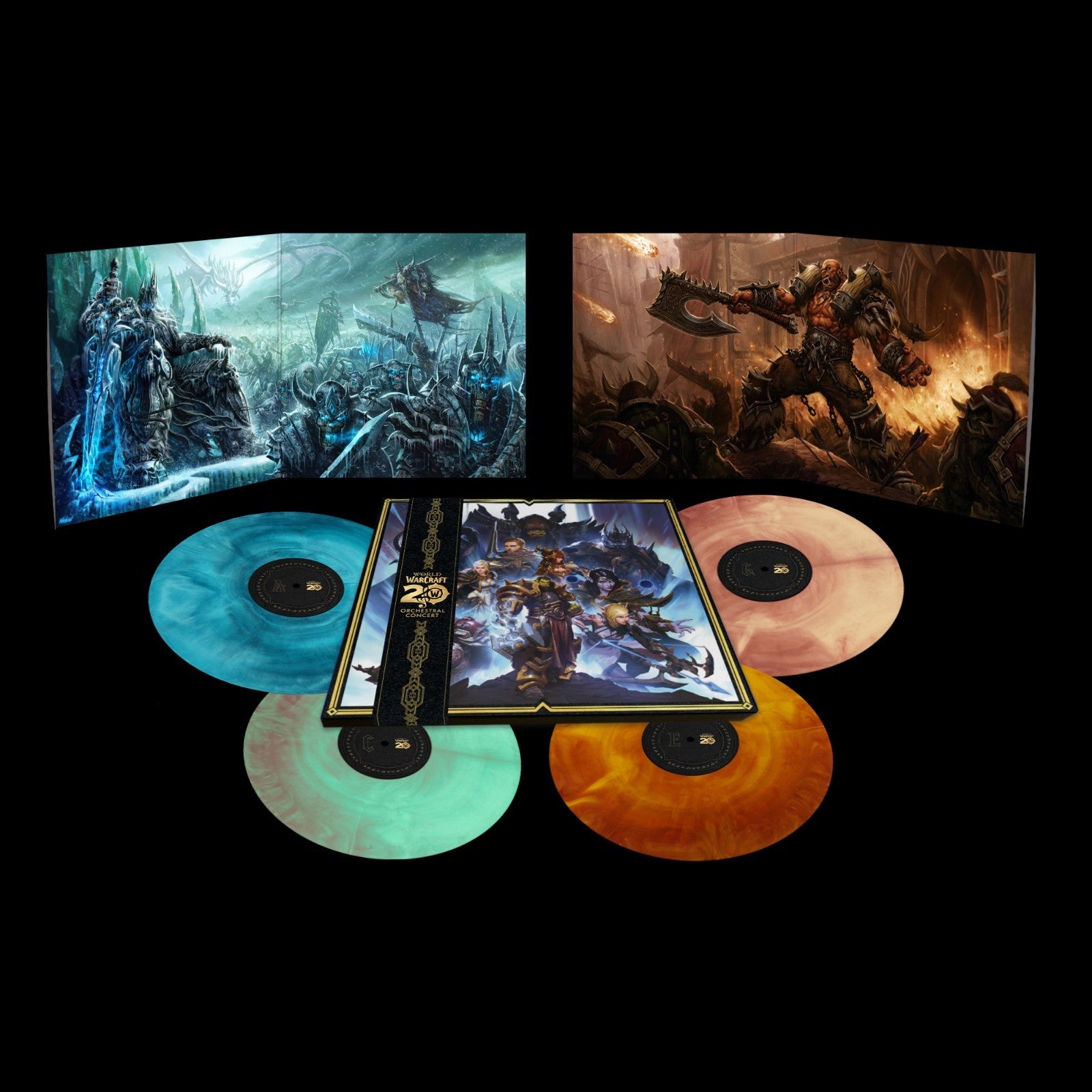 World of Warcraft: 20 Years of Music – "Seasons of Azeroth" Color Vinyl – NEW