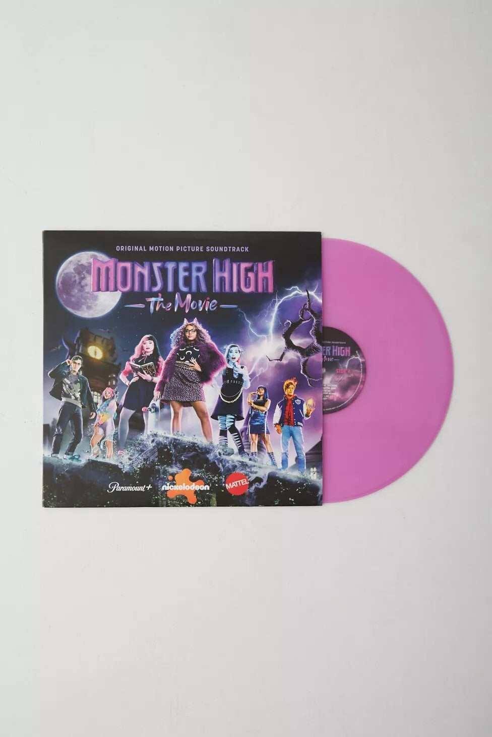 Mattel Monster High The Movie Motion Picture Soundtrack Purple Vinyl Record LP