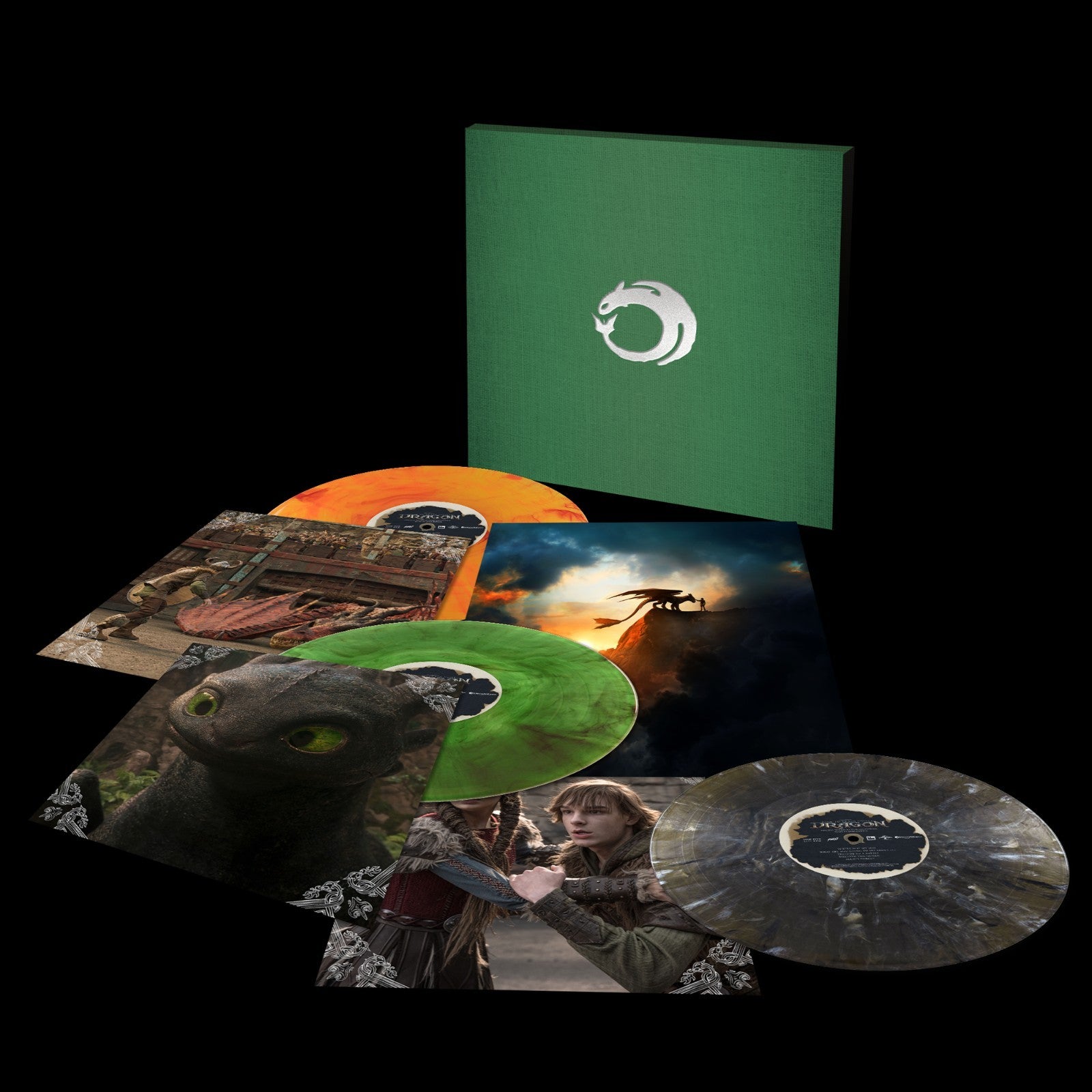 How To Train Your Dragon 2025 Soundtrack 3 LP "Night Fury" Deluxe Boxset Vinyl